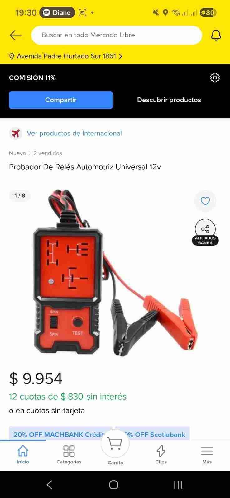 Tester de relés automotrices - miniatura 2