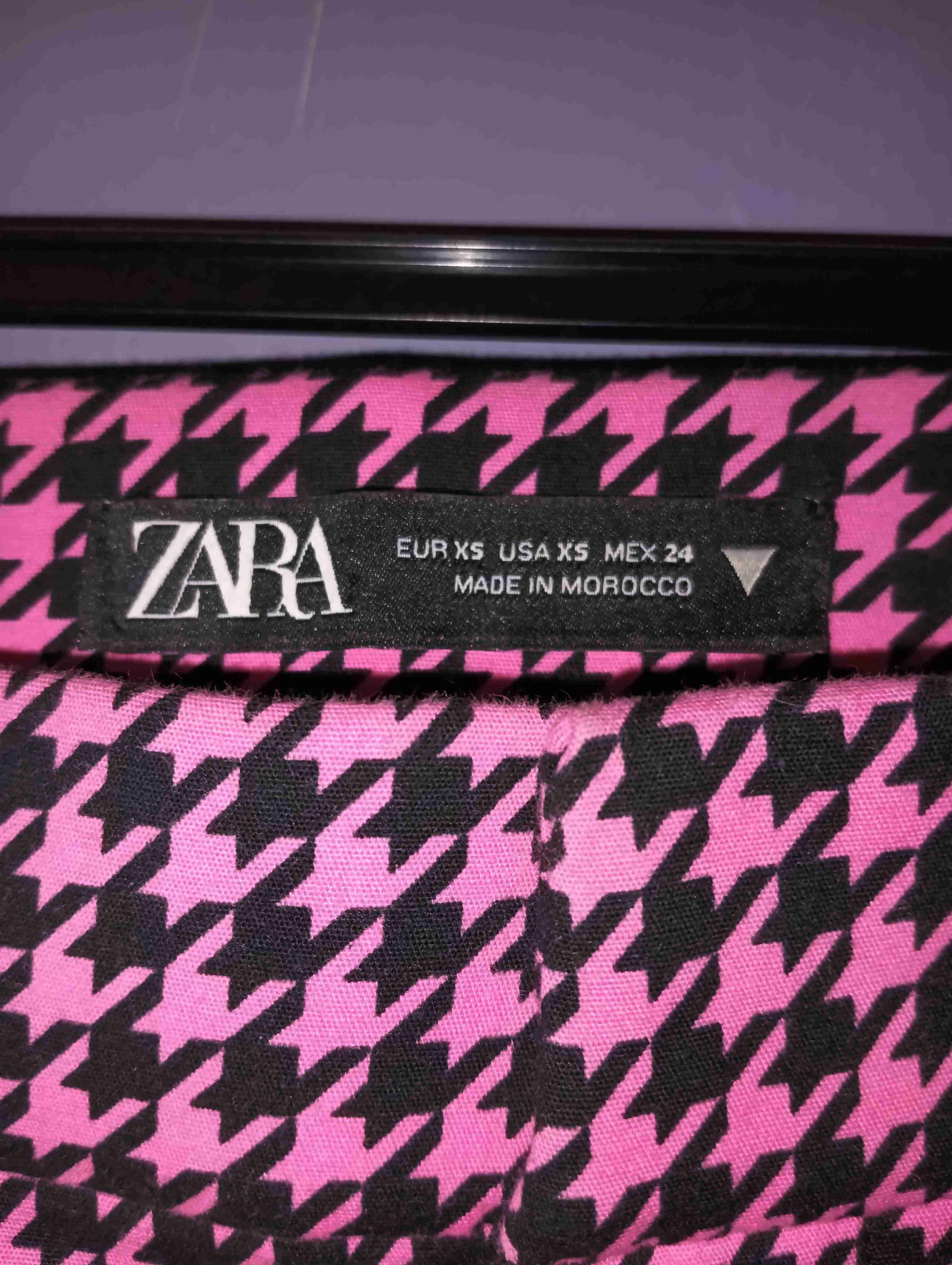 Pantalones pata de gallo rosados - miniatura 5