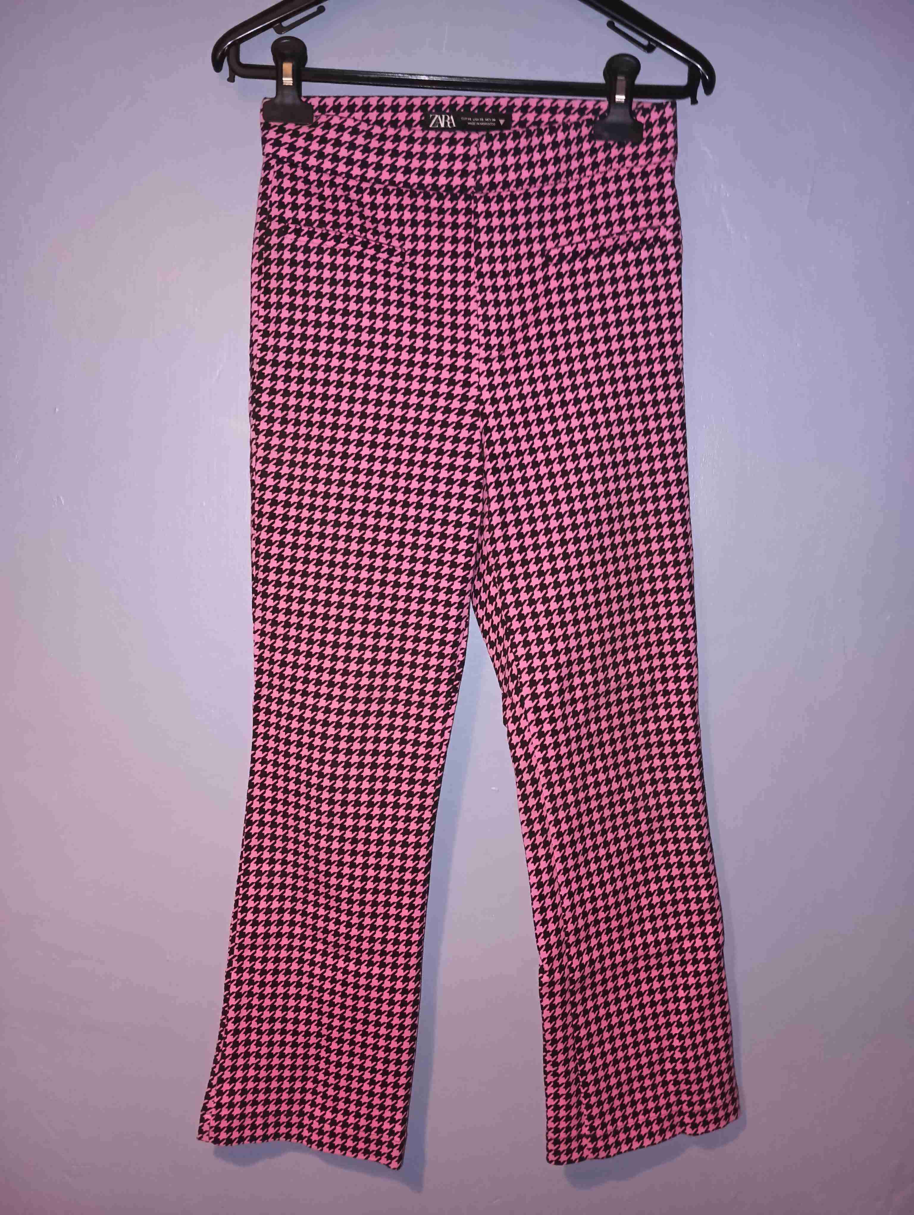 Pantalones pata de gallo rosados - miniatura 6