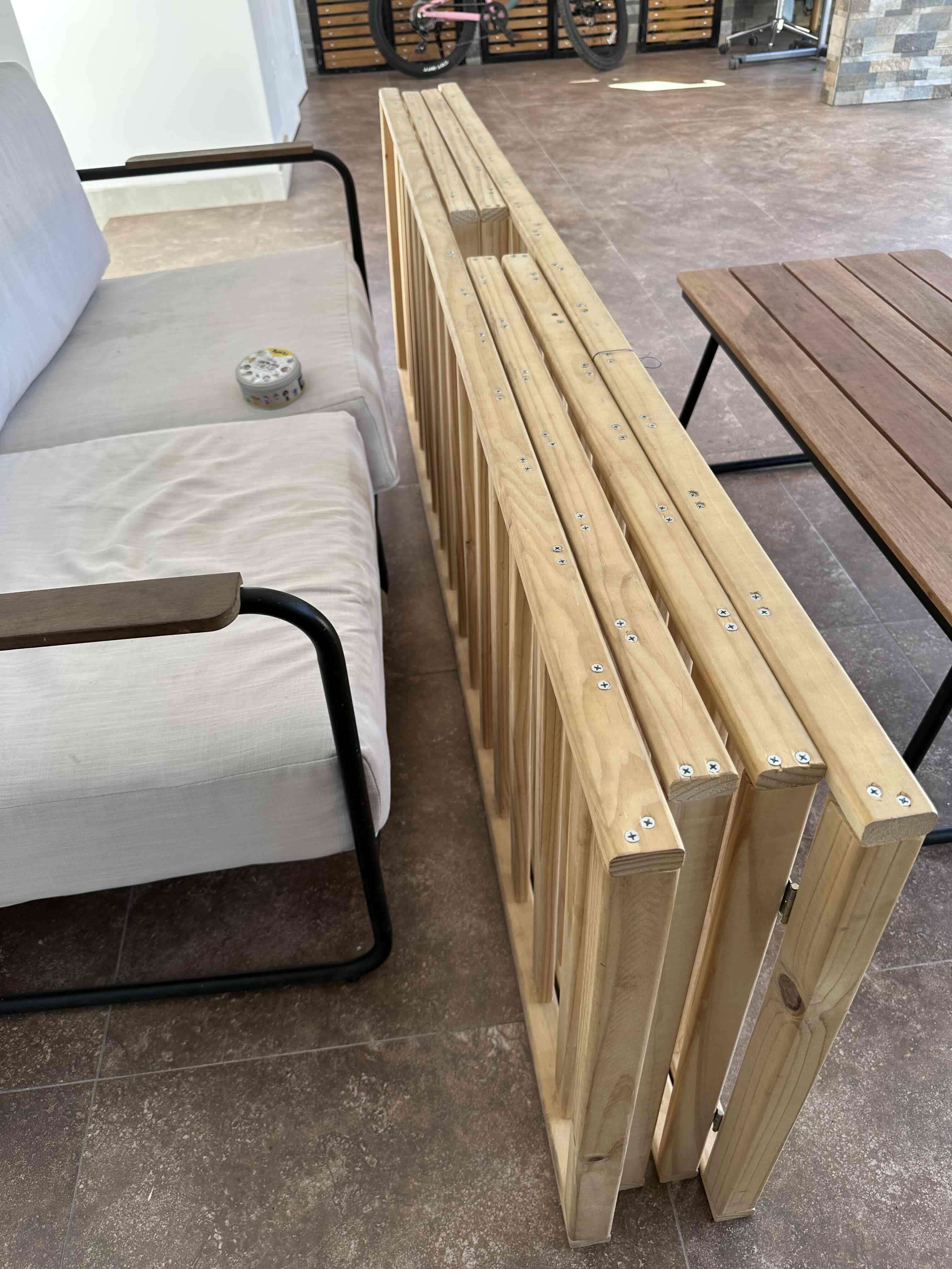 Corral  infantil de madera plegable - miniatura 2