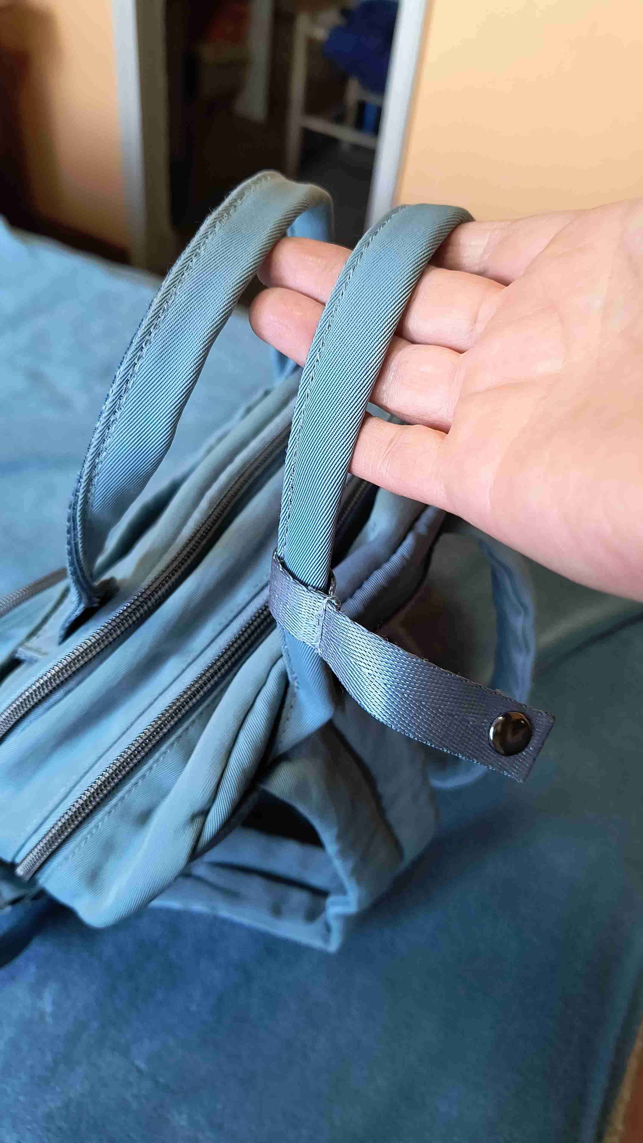 Mochila color celeste