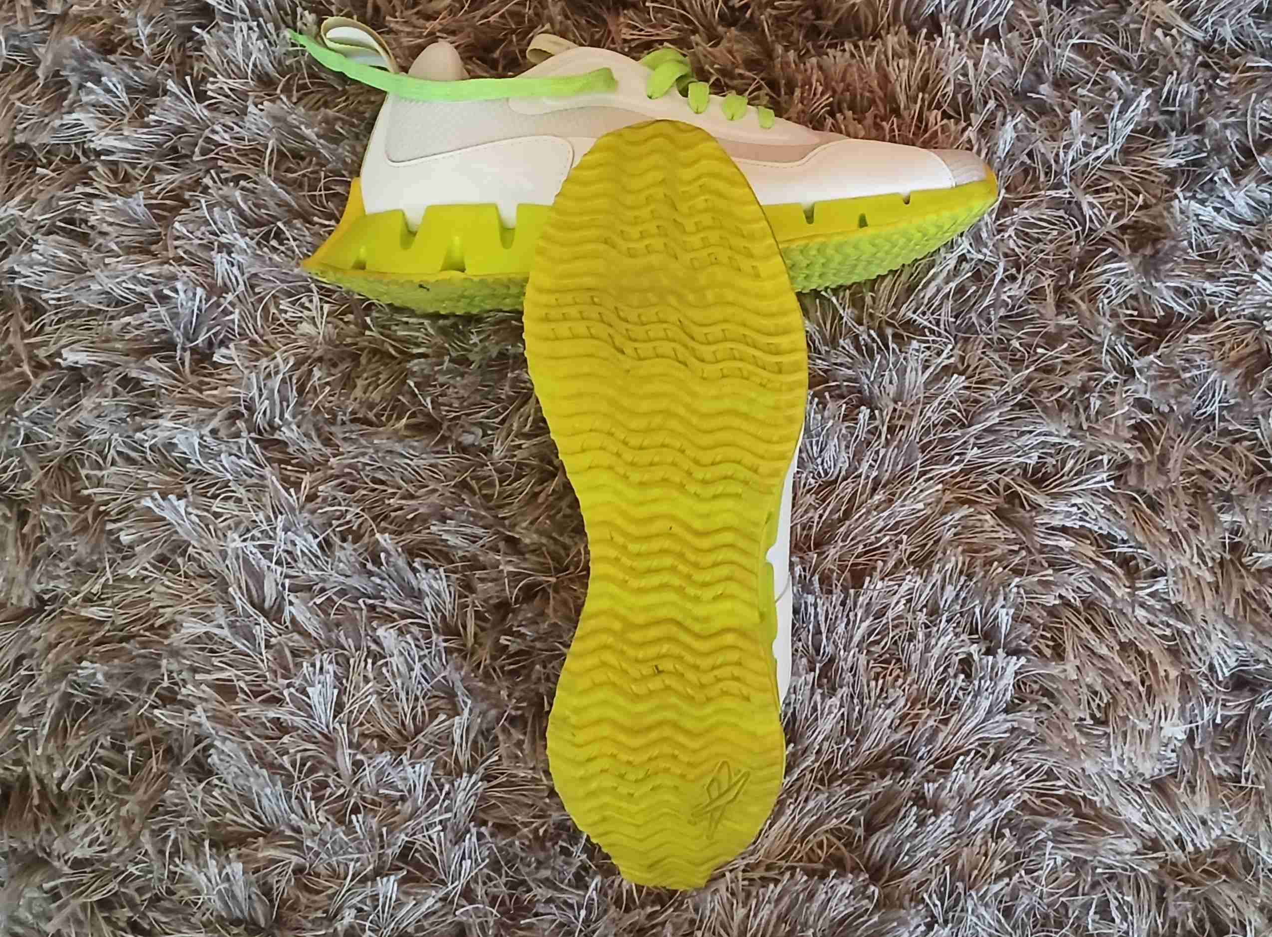 Zapatillas deportivas blancas y verdes Reebok - miniatura 2