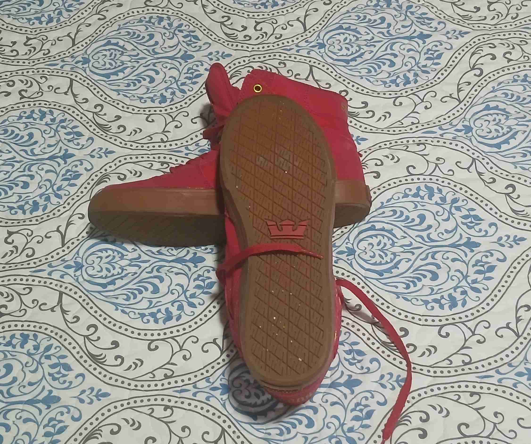 Zapatillas altas rojas Supra - miniatura 2