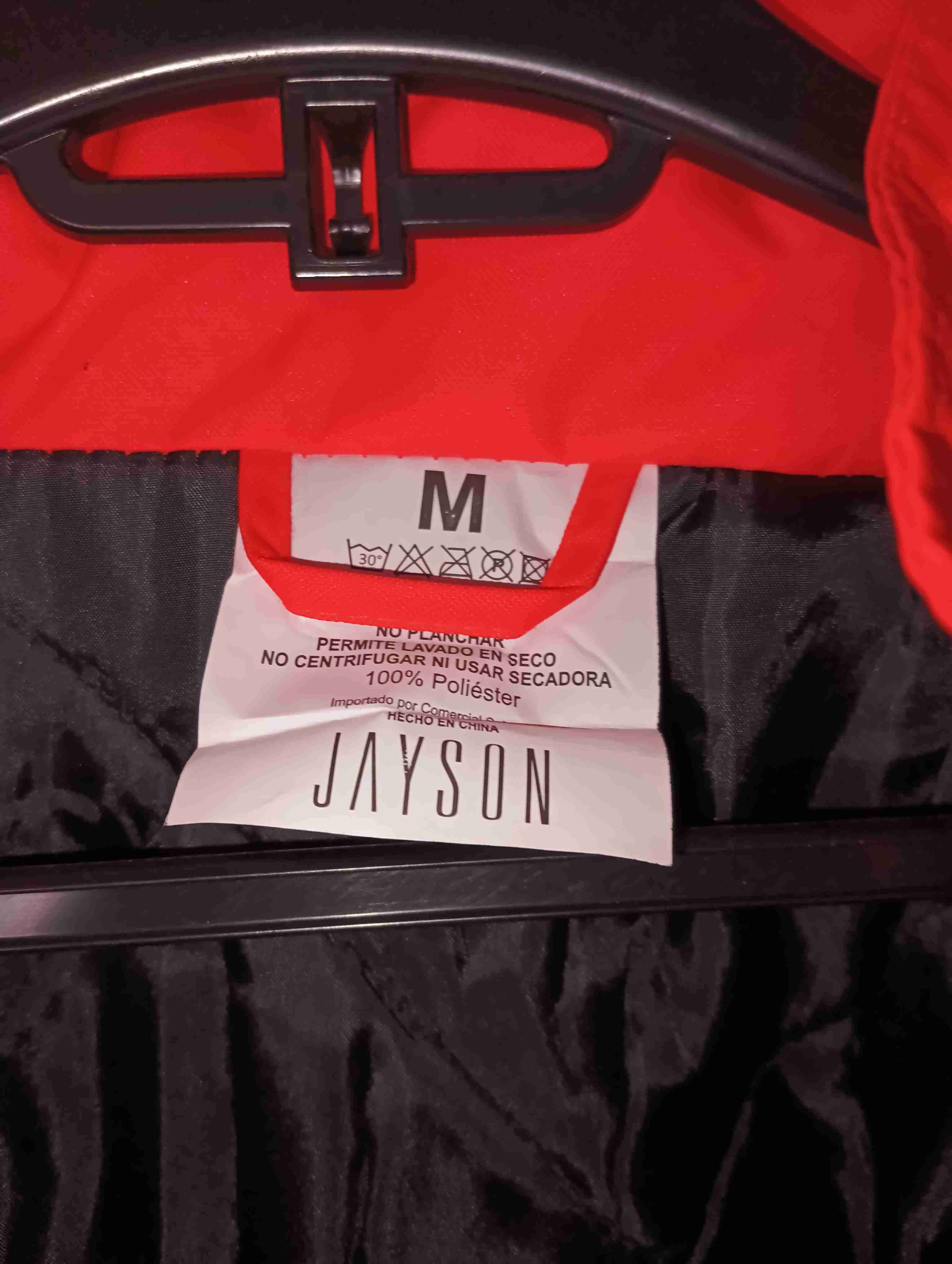 Parka roja de seguridad impermeable acolchada - miniatura 3