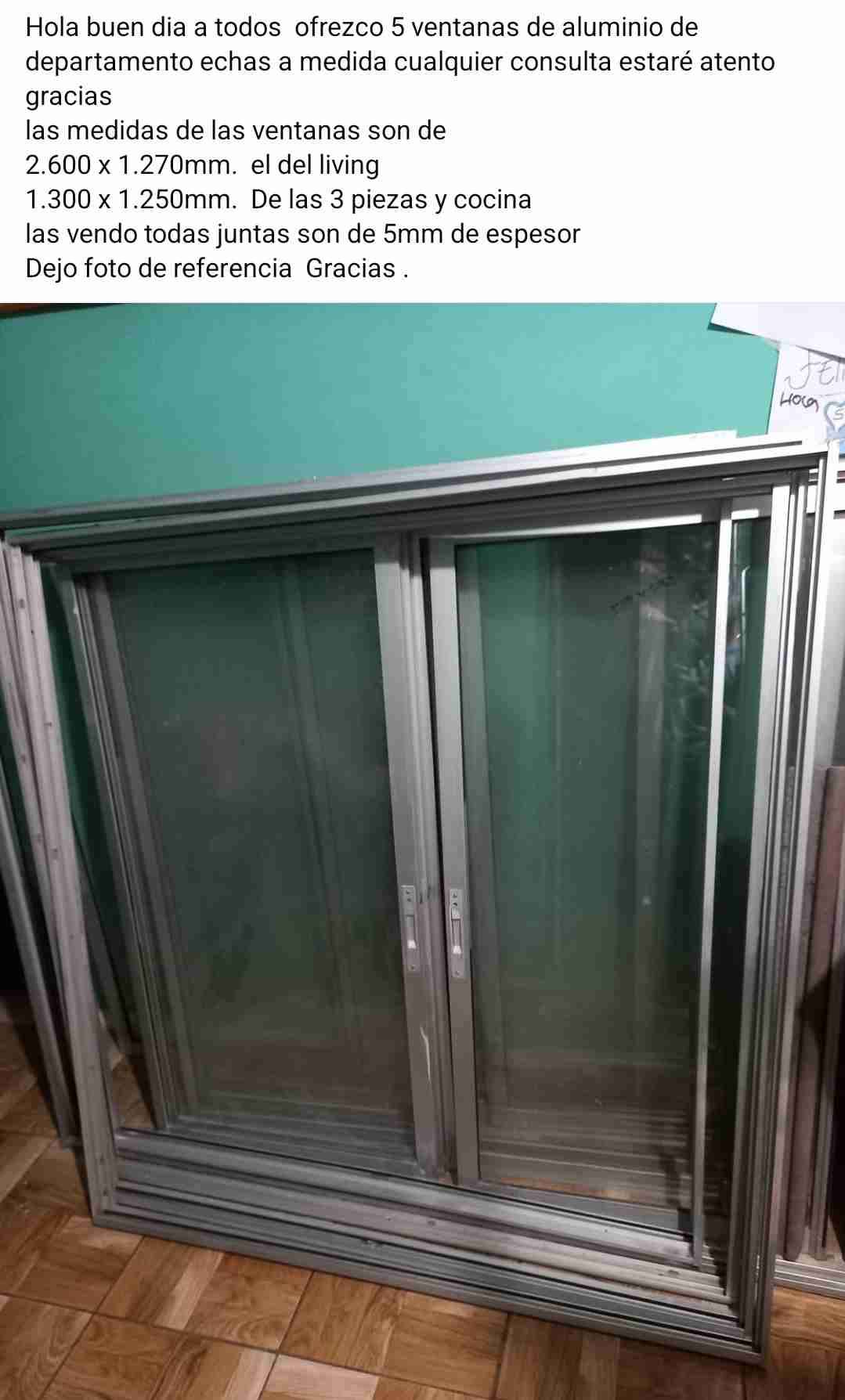 Ventanas de aluminio a medida precio conversable