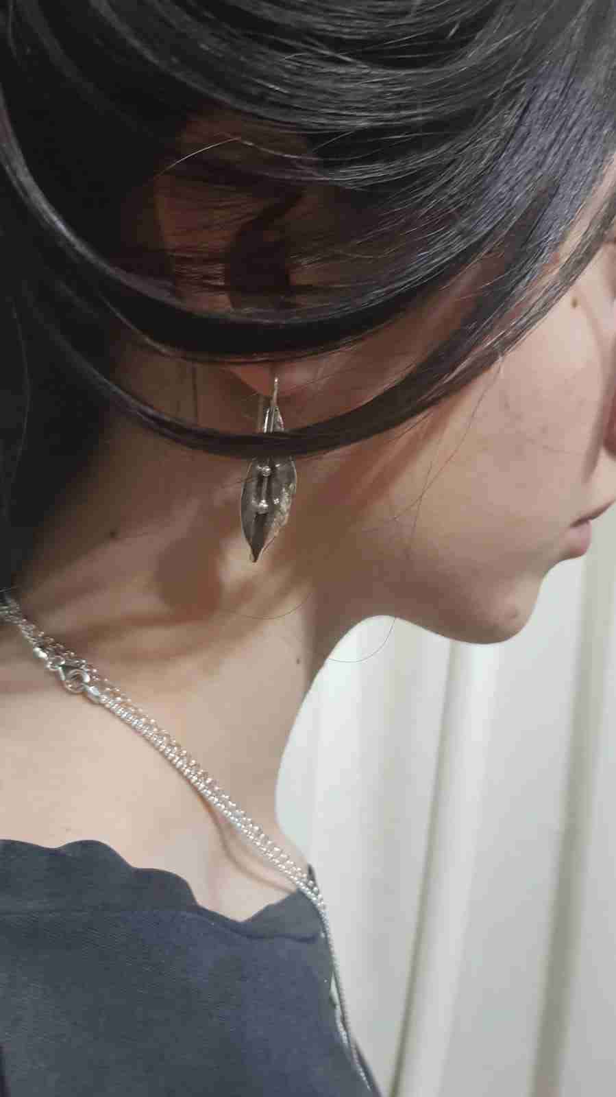 Aros colgantes de plata - miniatura 3