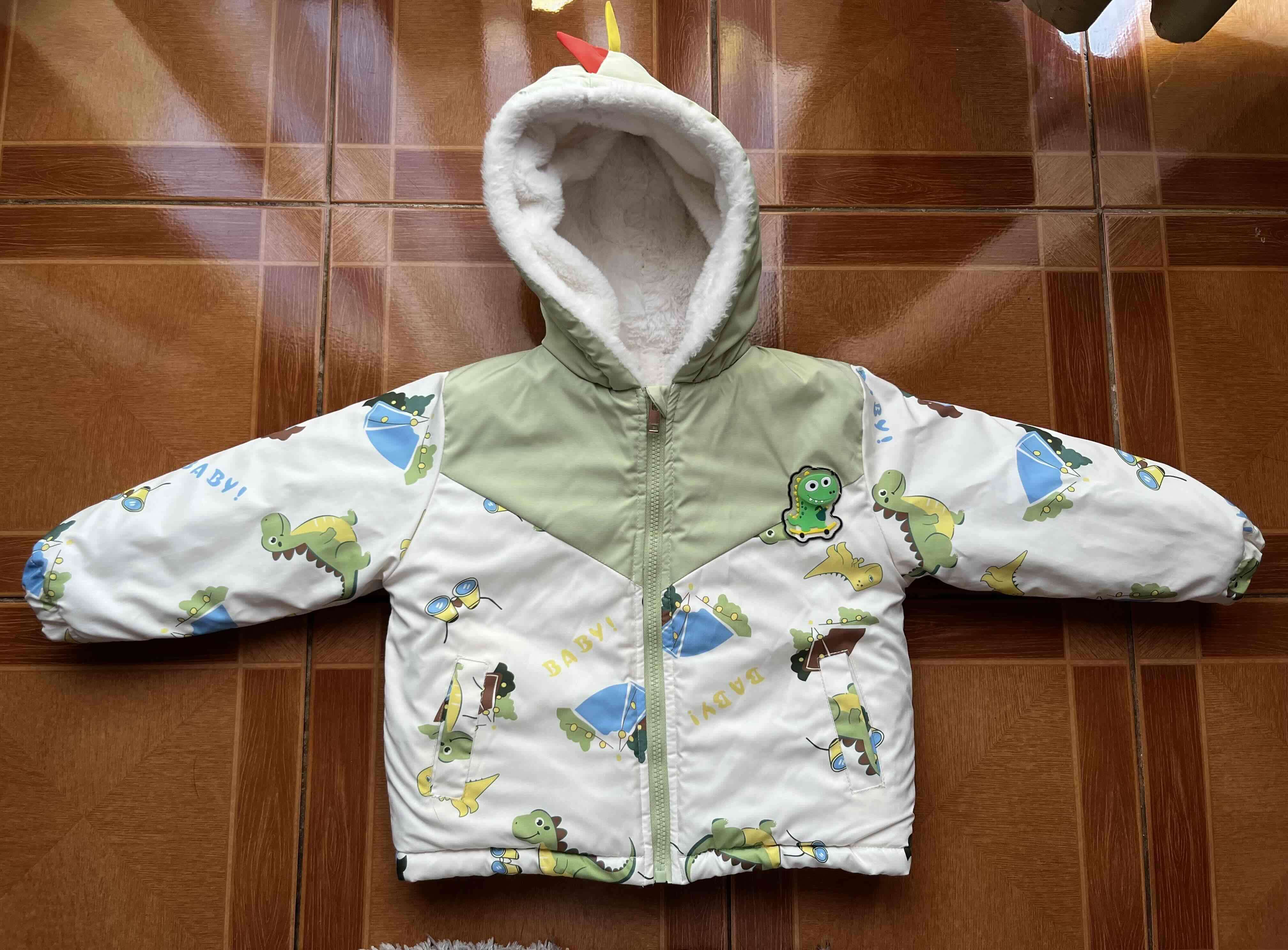Chaqueta infantil dinos verdes - miniatura 2