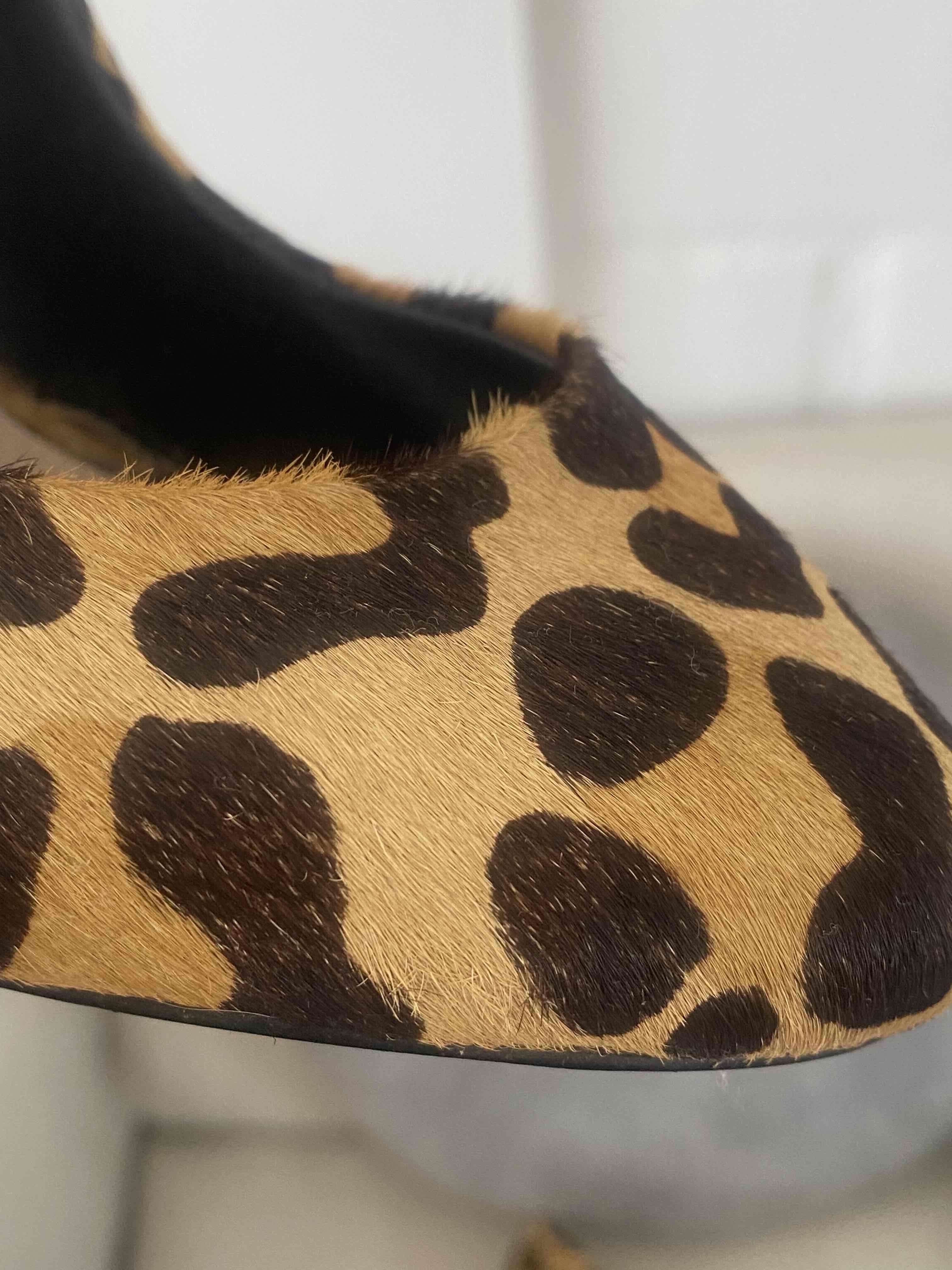 Tacones con estampado animal print - miniatura 3