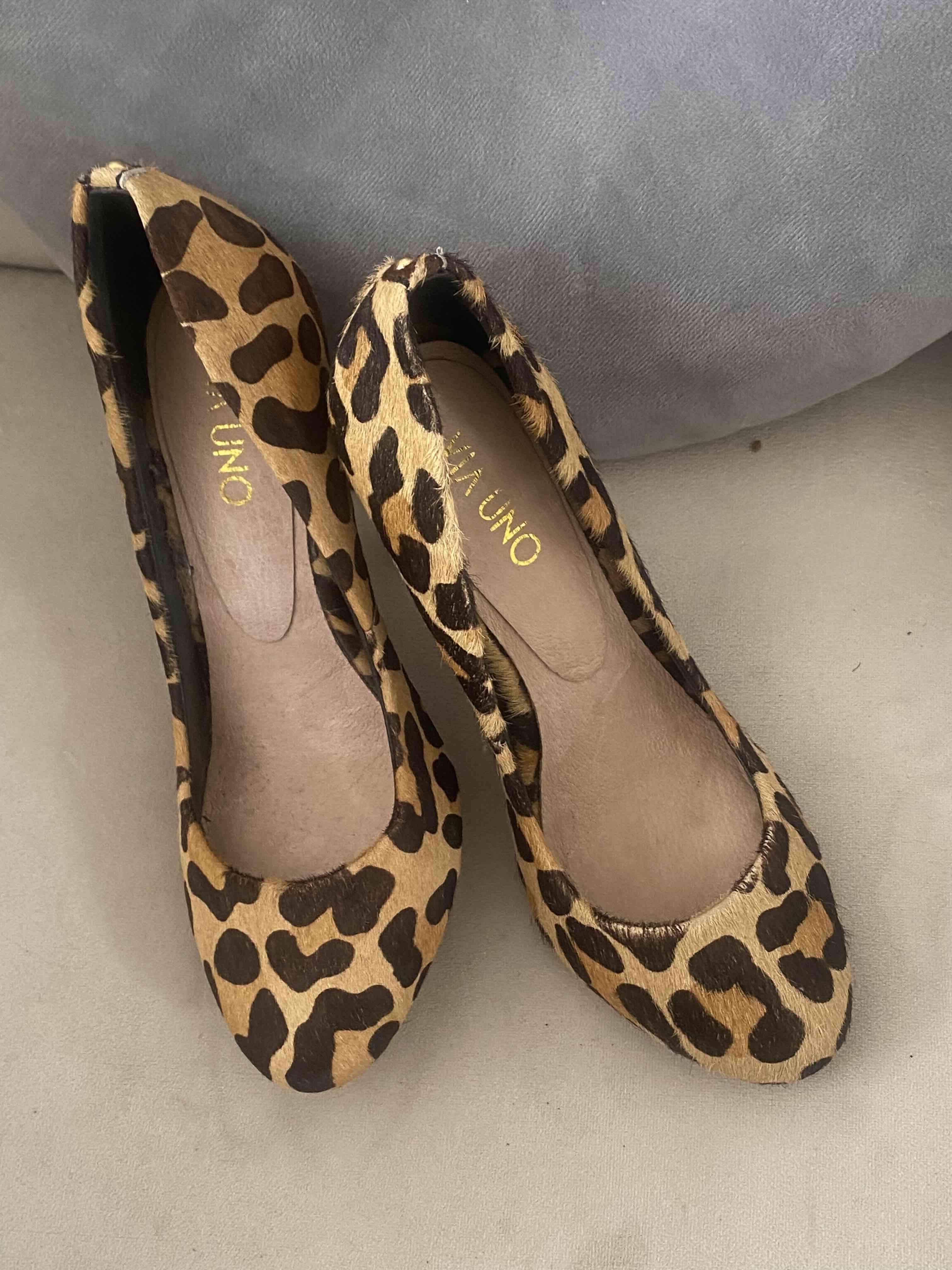 Tacones con estampado animal print - miniatura 4