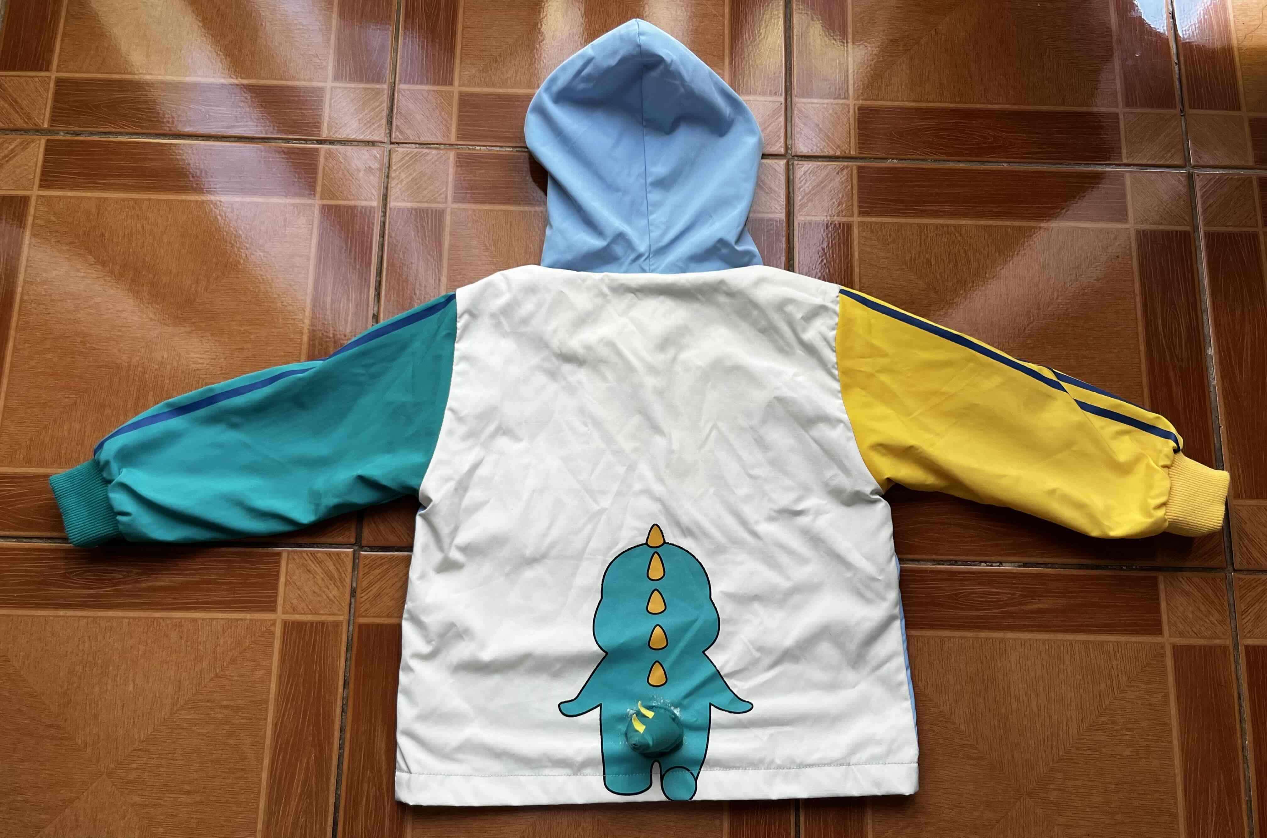 Chaqueta infantil tricolor con capucha - miniatura 5