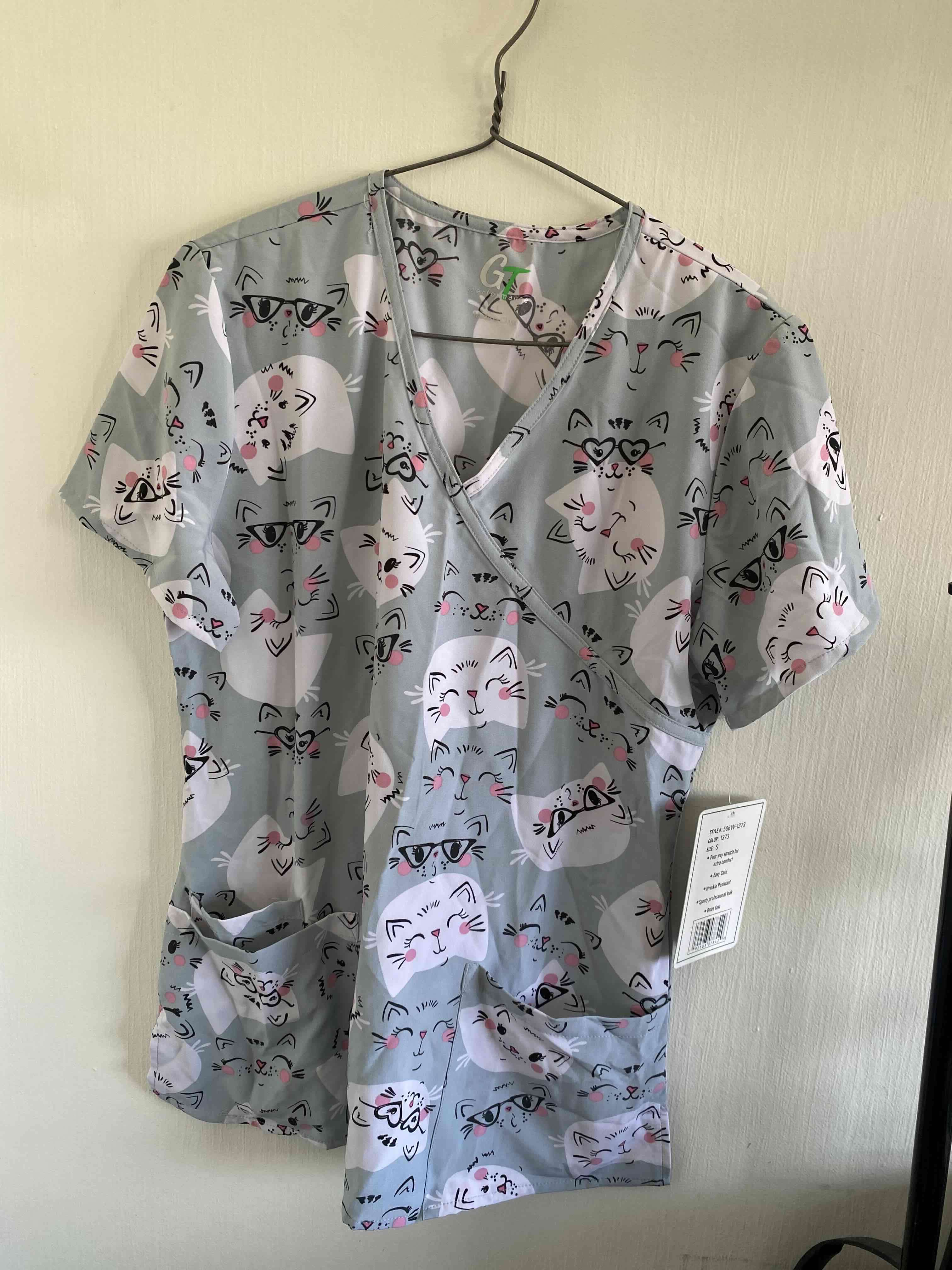 Uniforme clínico infantil gatitos S