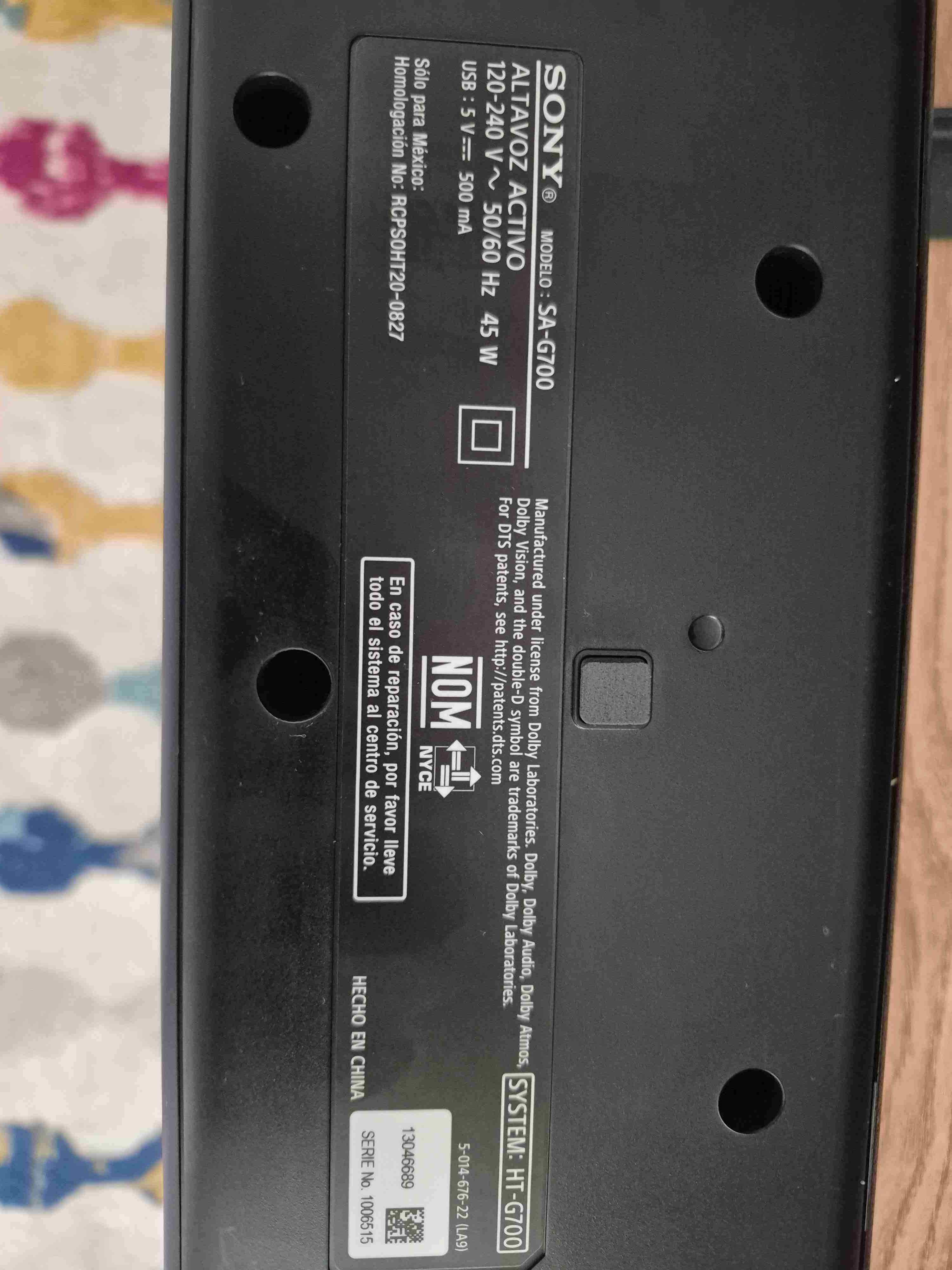 Barra de sonido Sony negra - miniatura 3