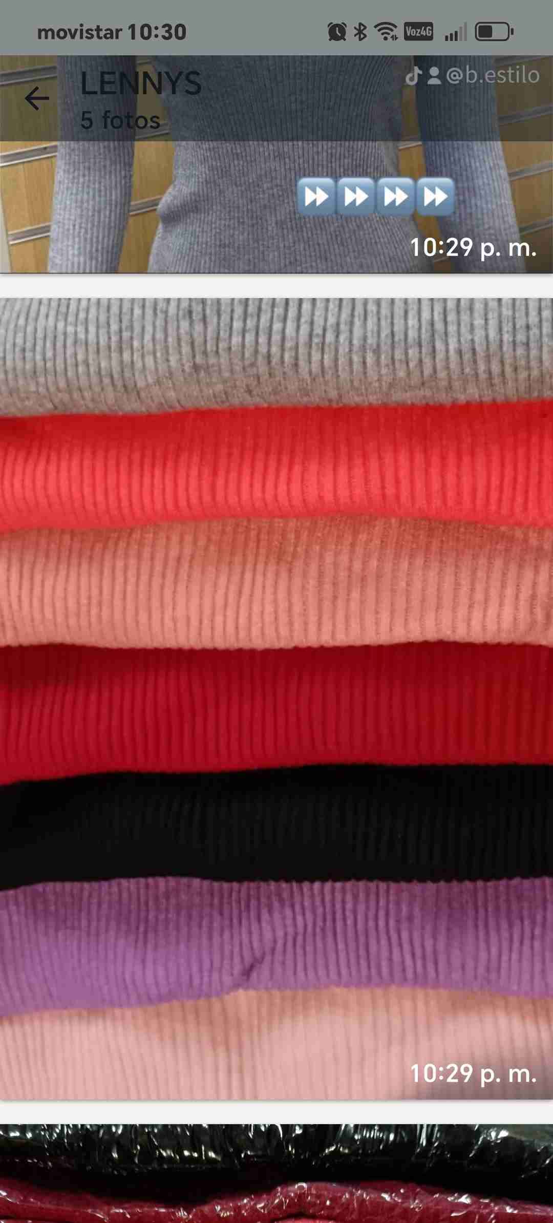 Sweater rojo de mujer - miniatura 2