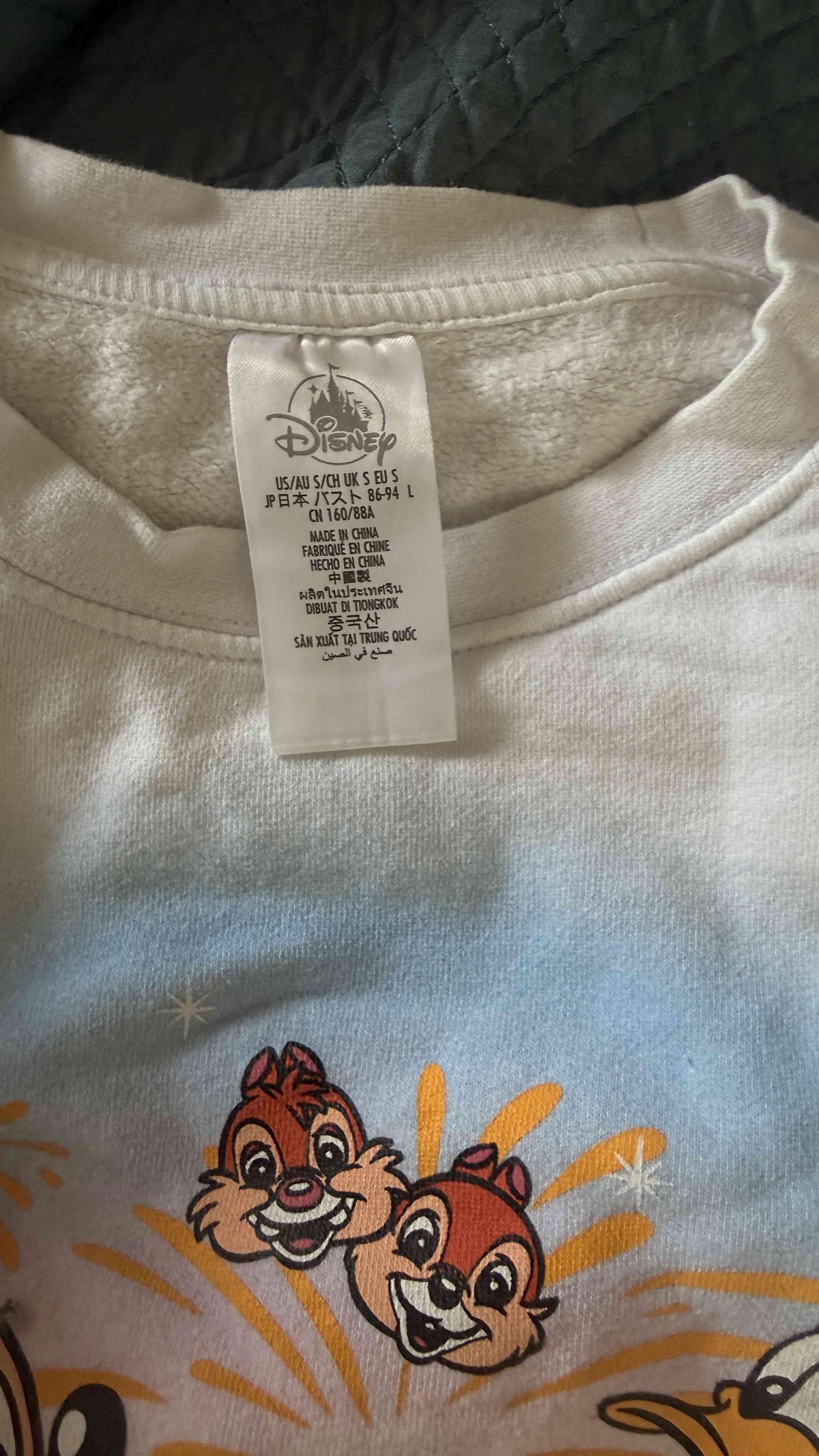 Poleron  Disney blanca estampada original Orlando - miniatura 2