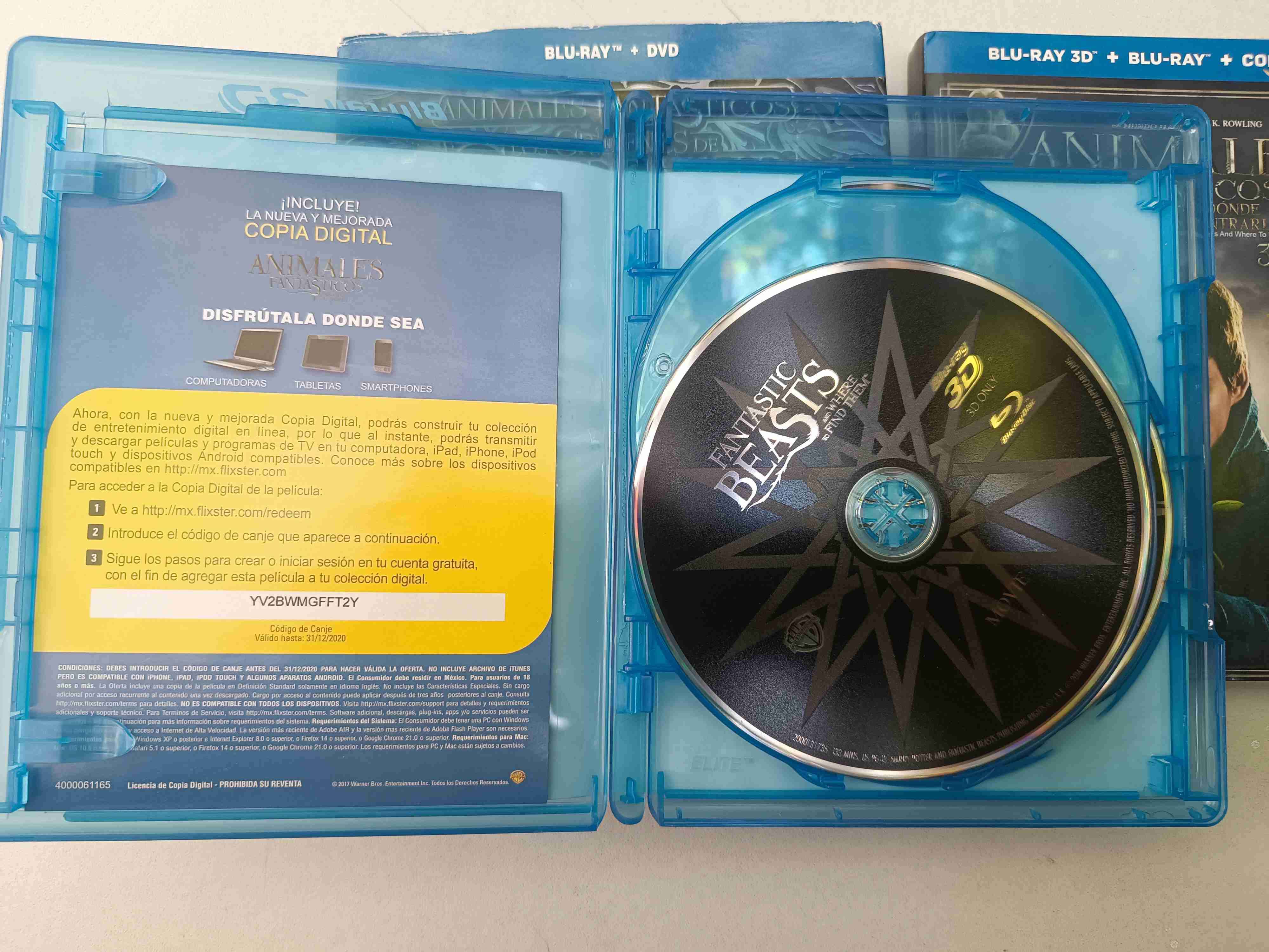 Blu-ray + DVD Animales Fantásticos - miniatura 3