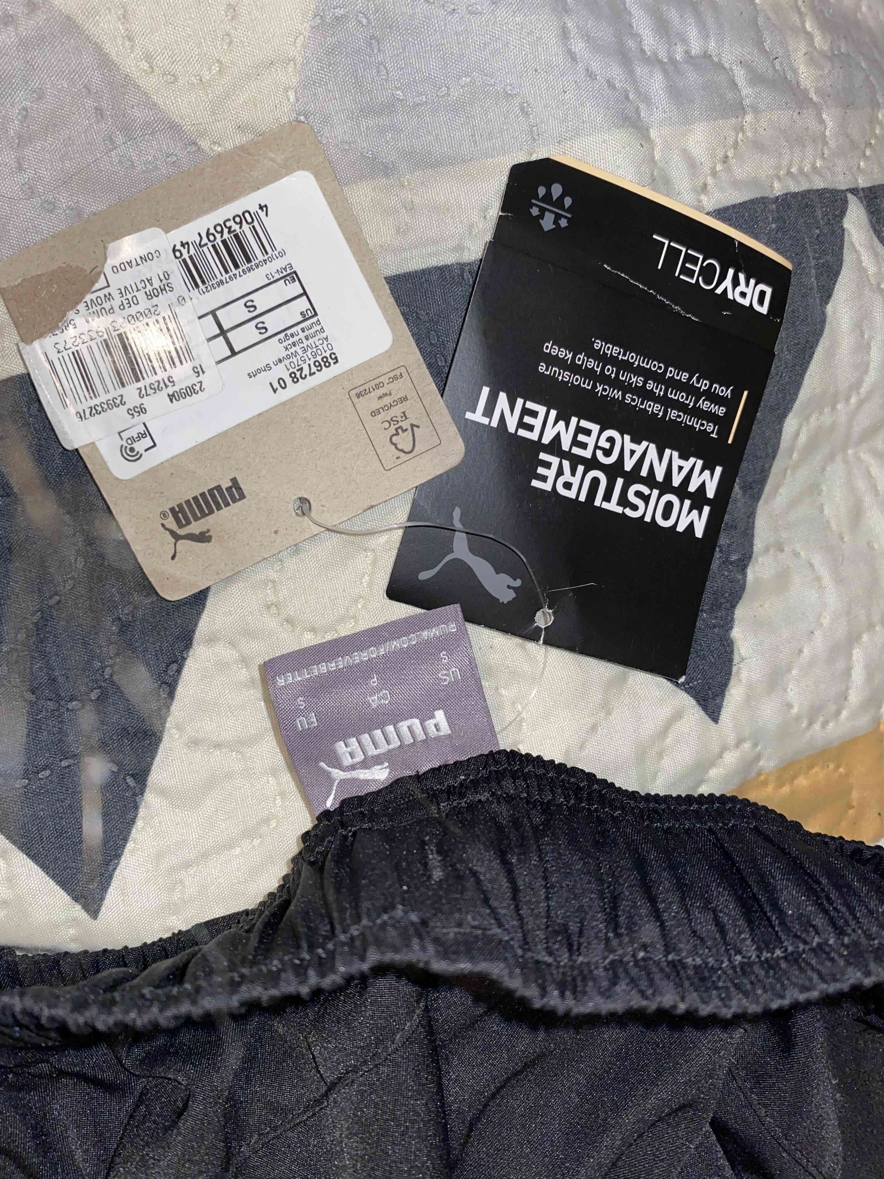 Short deportivo negro Puma - miniatura 4