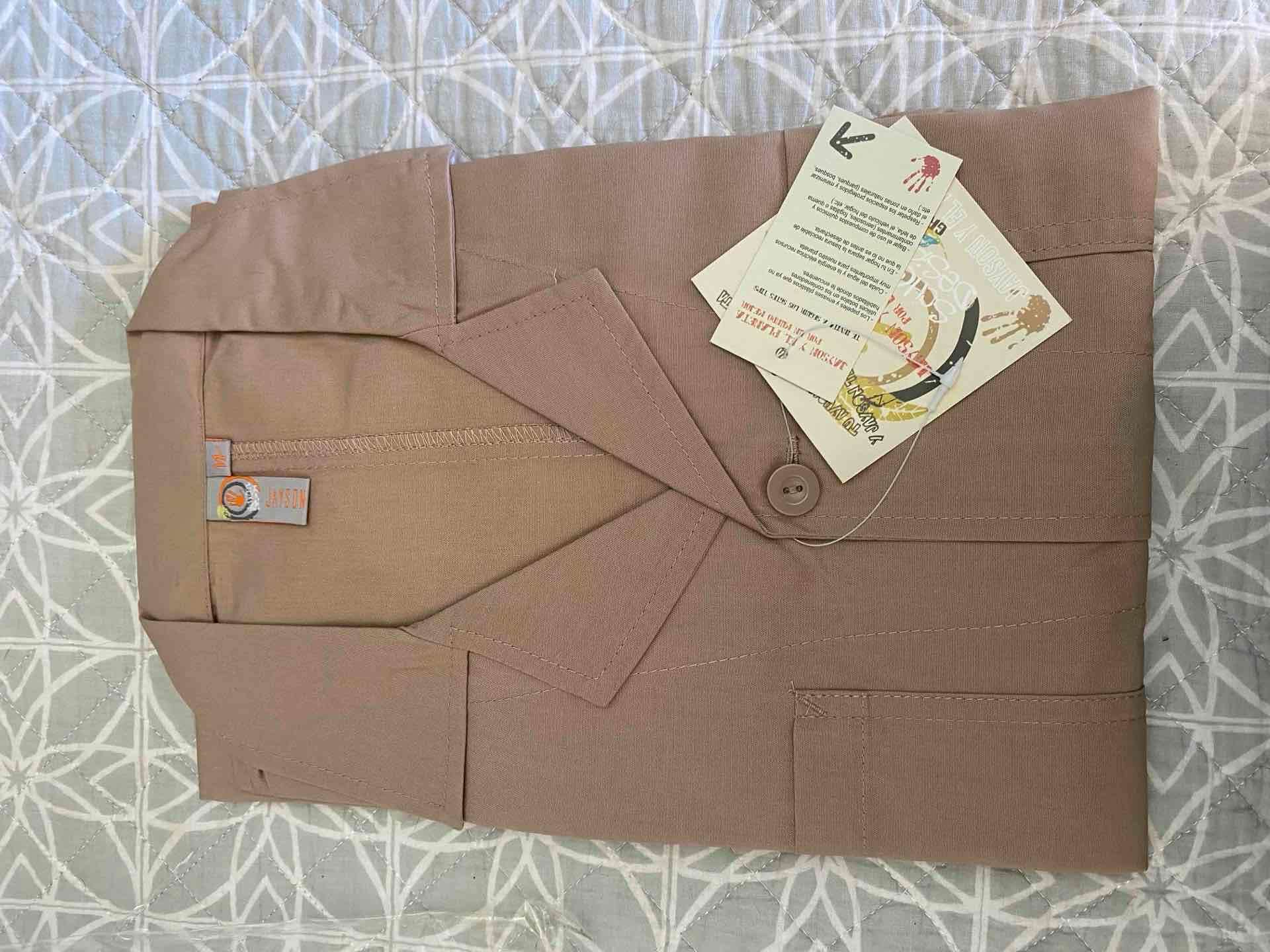 Cotona escolar  beige ANSON con etiqueta