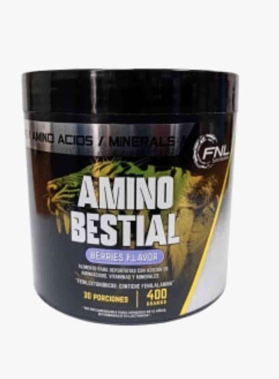 Amino Bestial sabor berries 400g