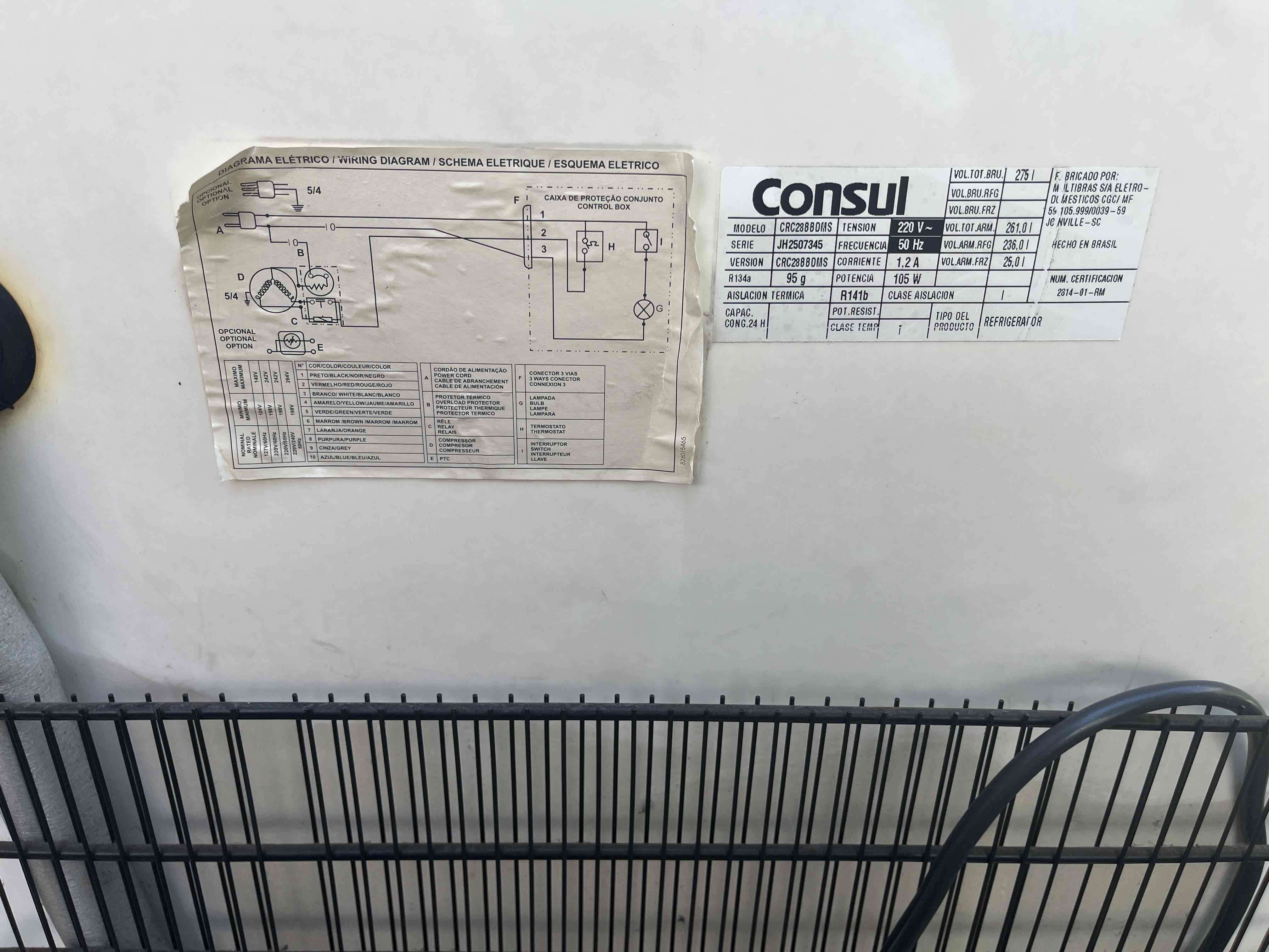 Refrigerador Consul 261 Lts - Excelente estado - miniatura 6