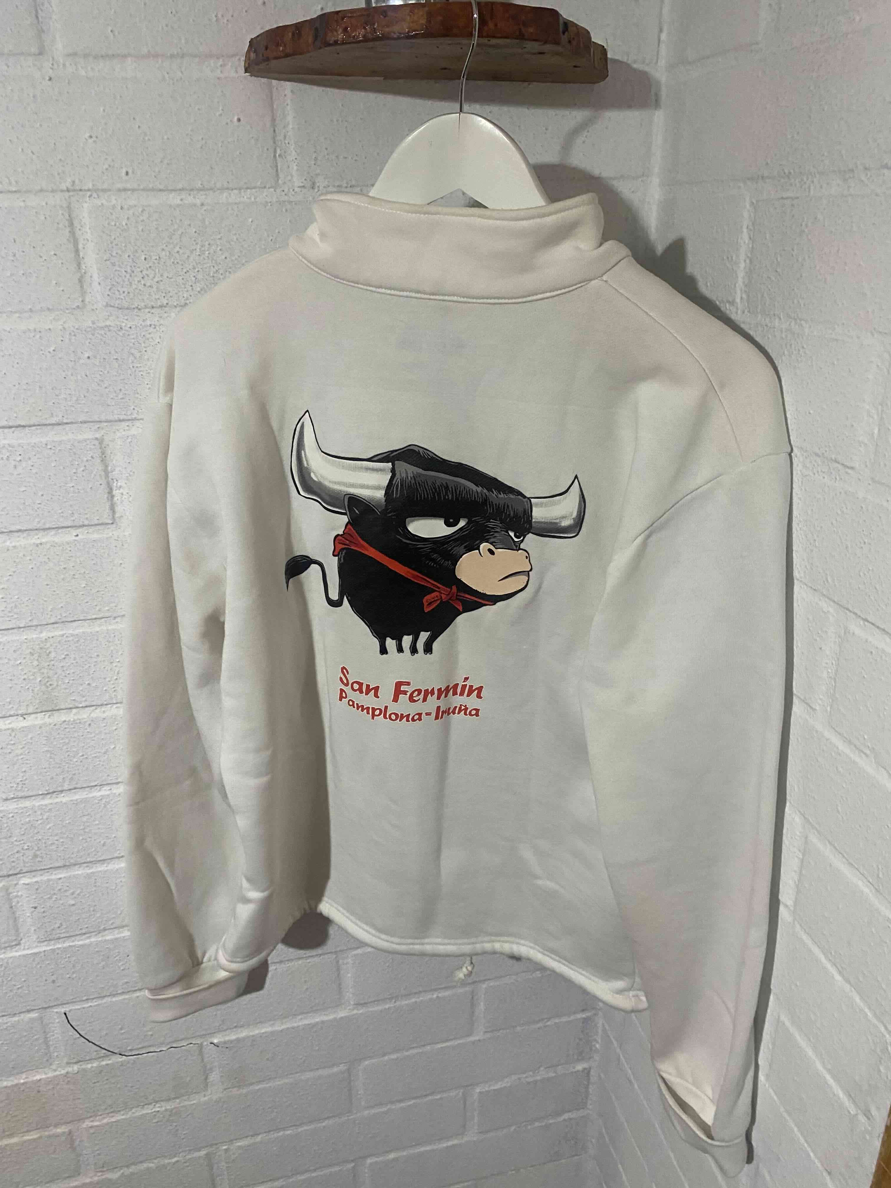 Polerón blanco San Fermín