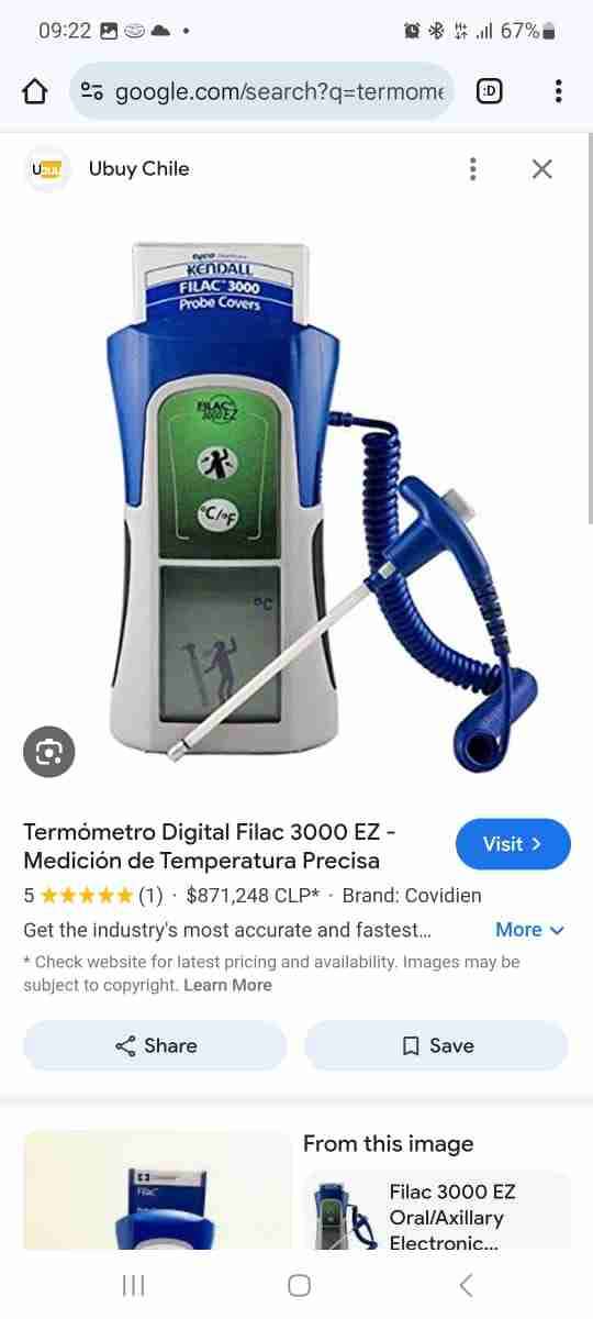 Termómetro Digital Filac 3000