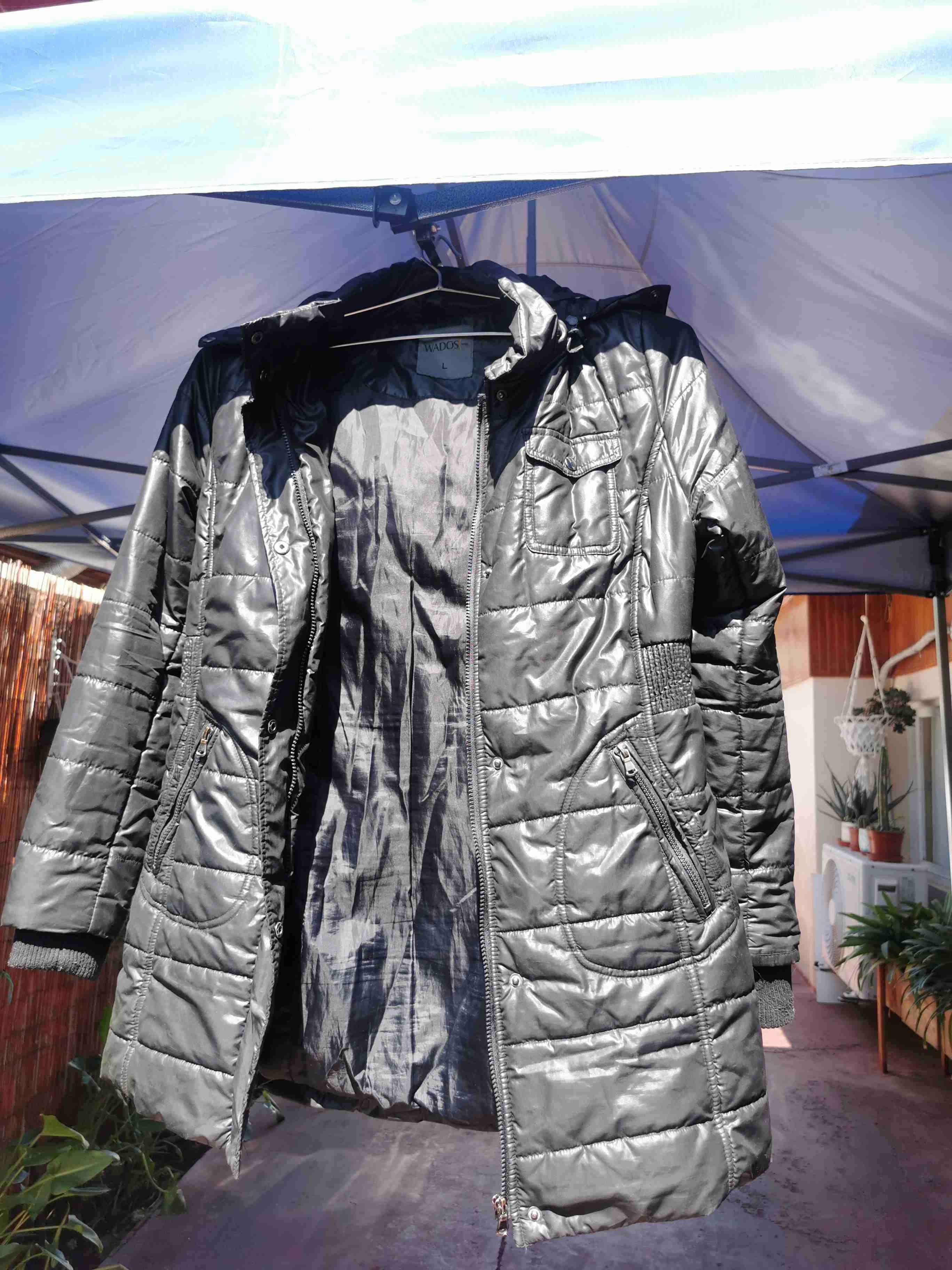 Parka negro acolchado