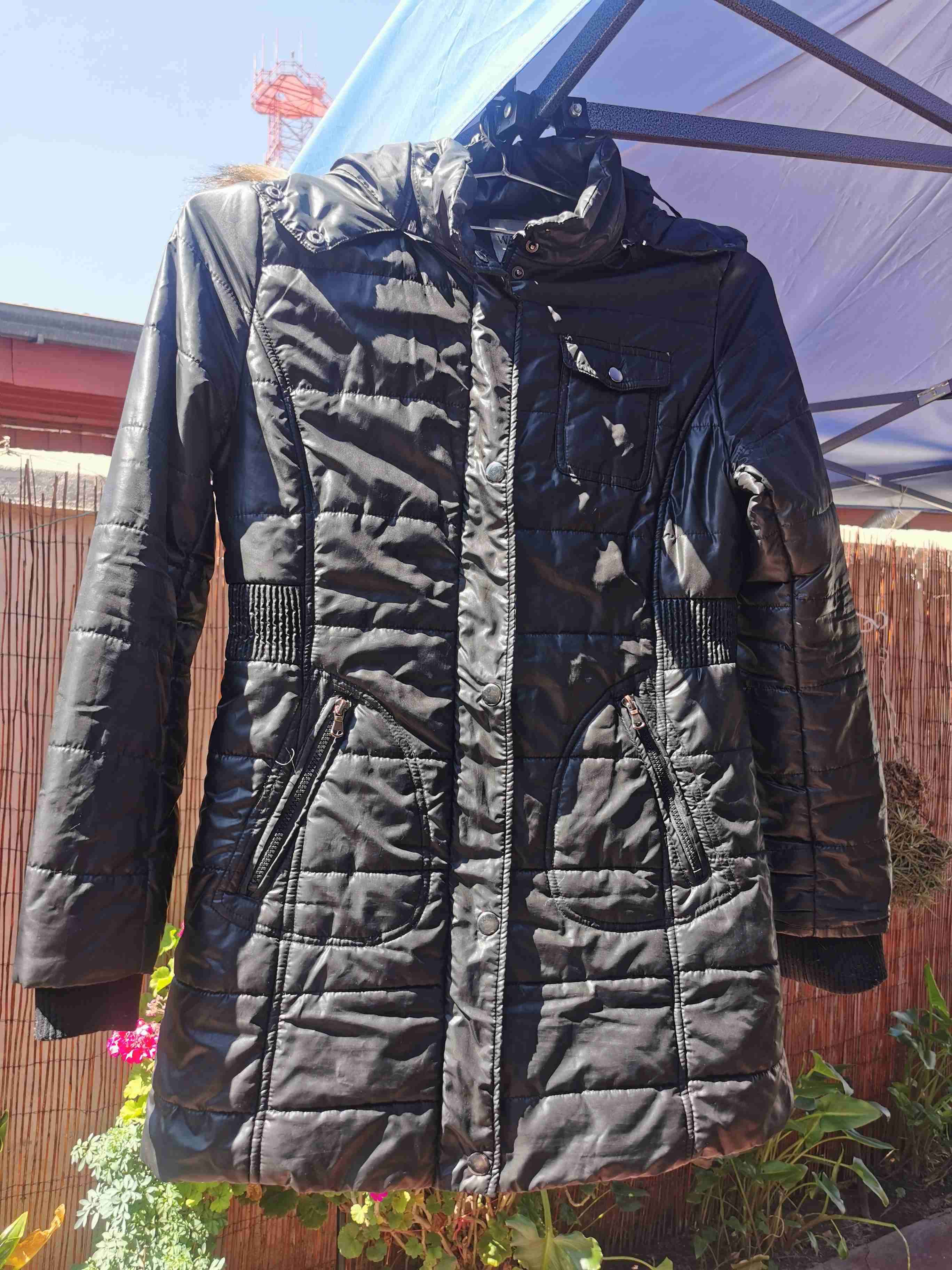 Parka negro acolchado - miniatura 3
