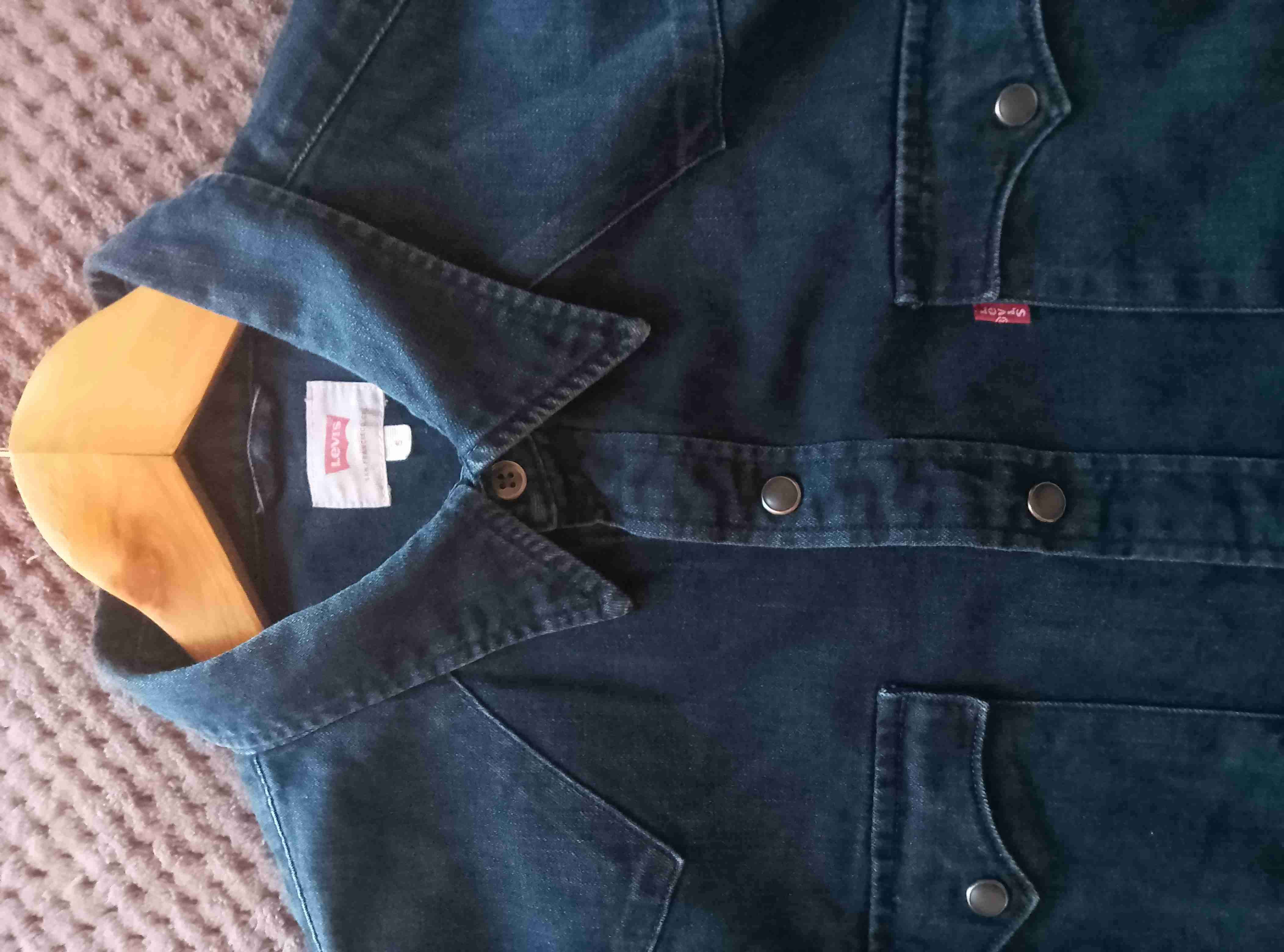 Camisa de mezclilla azul Levis - miniatura 3
