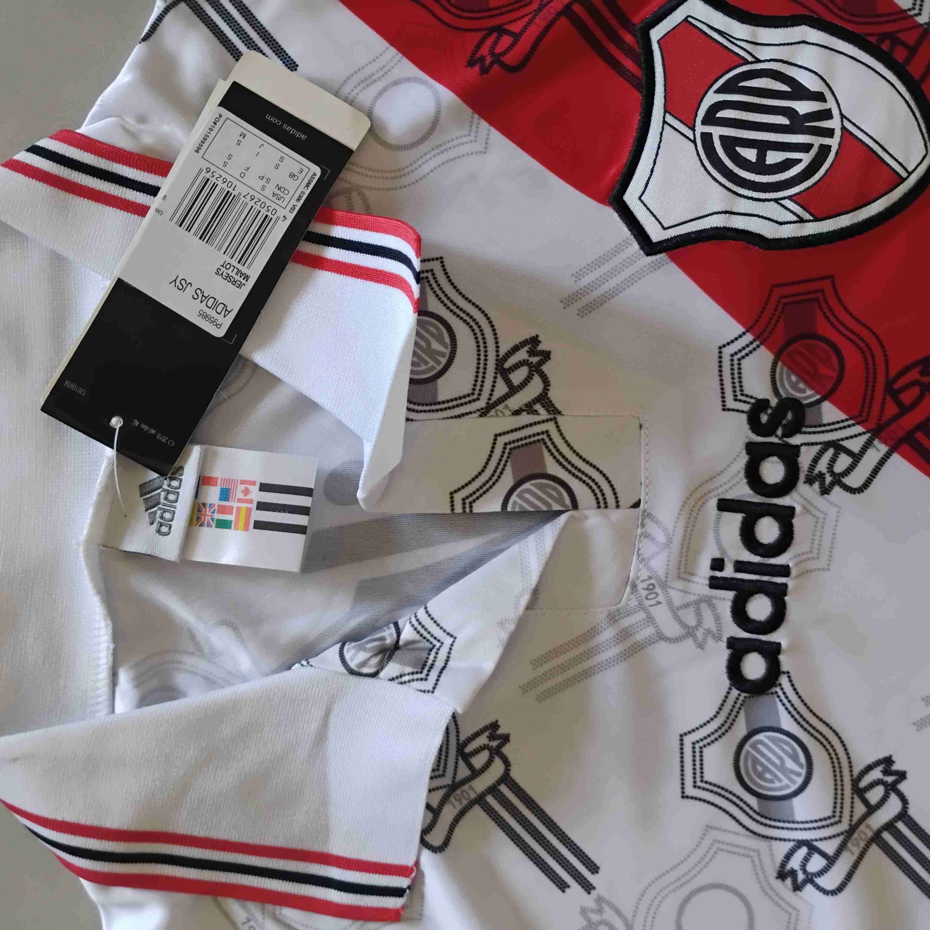 Camiseta  River Plate retro Salas talla S - miniatura 3