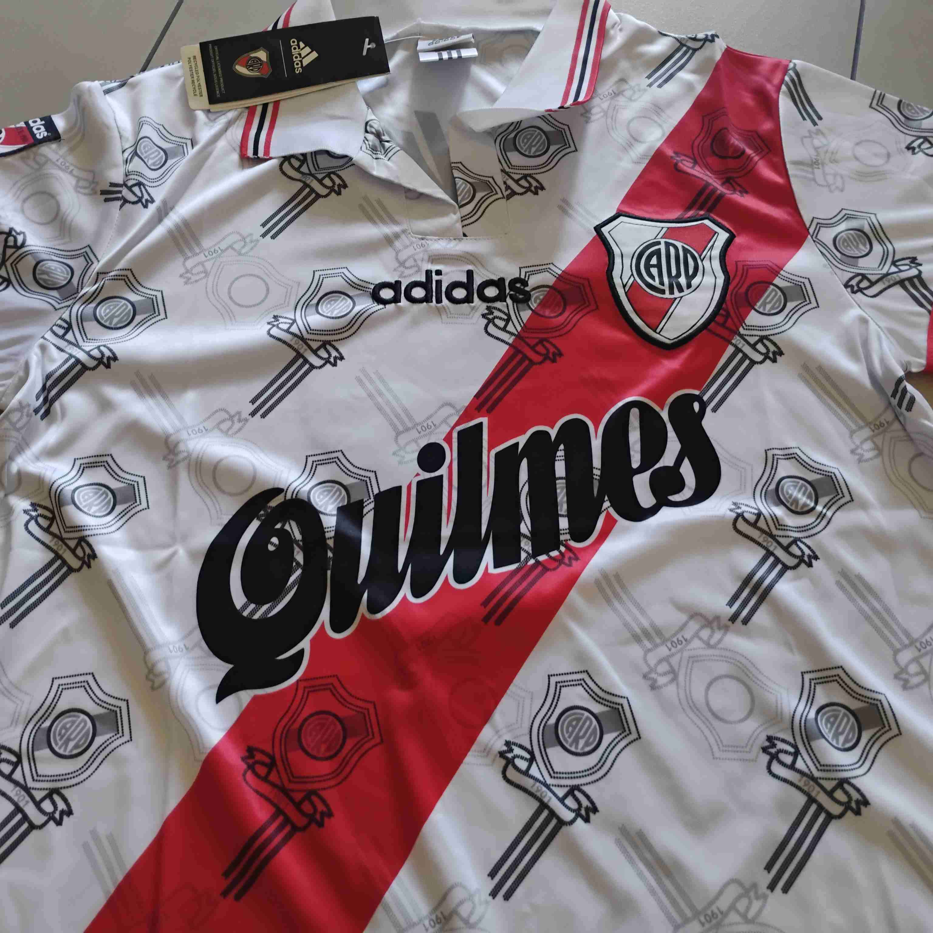 Camiseta  River Plate retro Salas talla S - miniatura 4