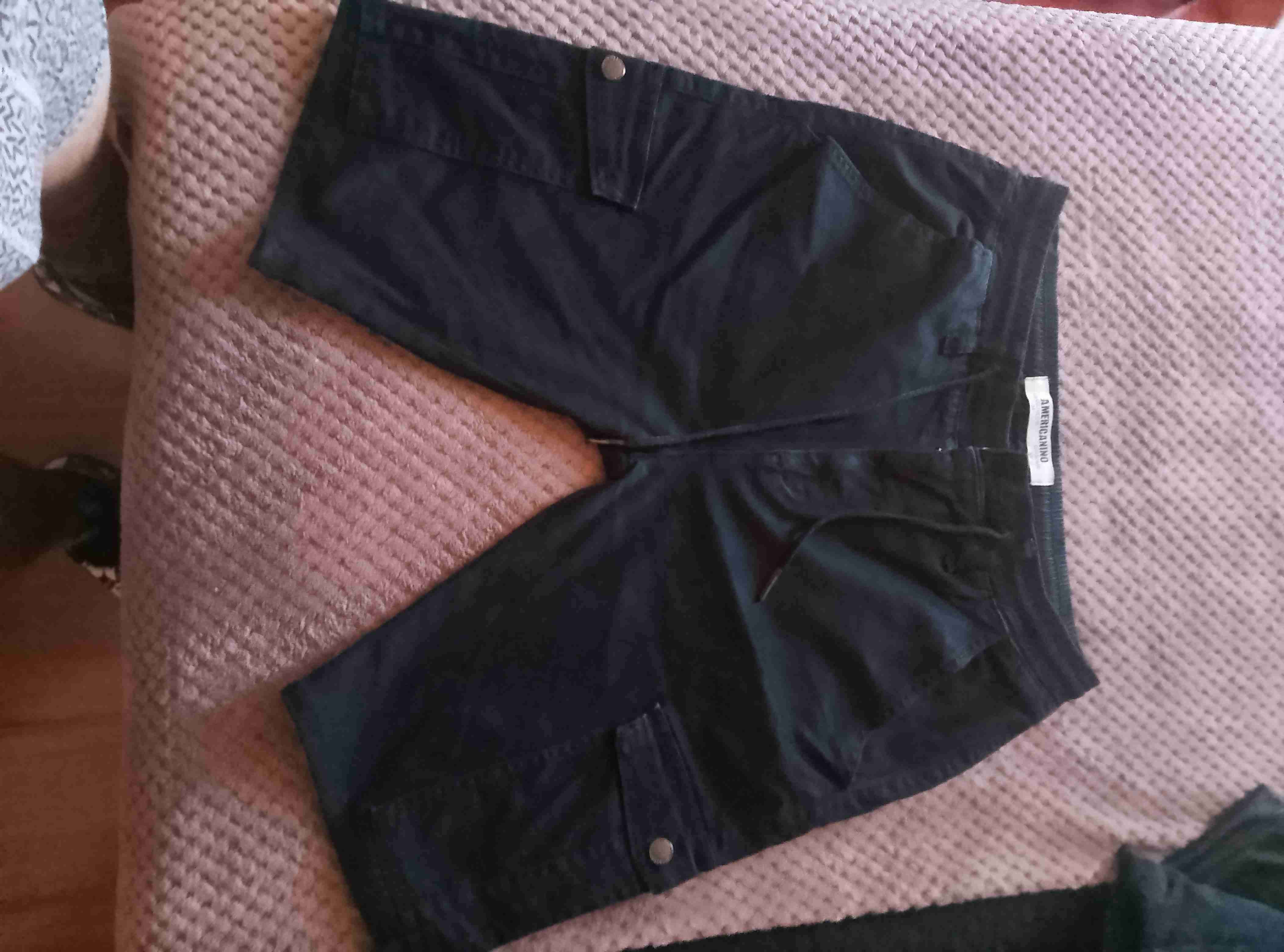 Bermudas negras hombre
