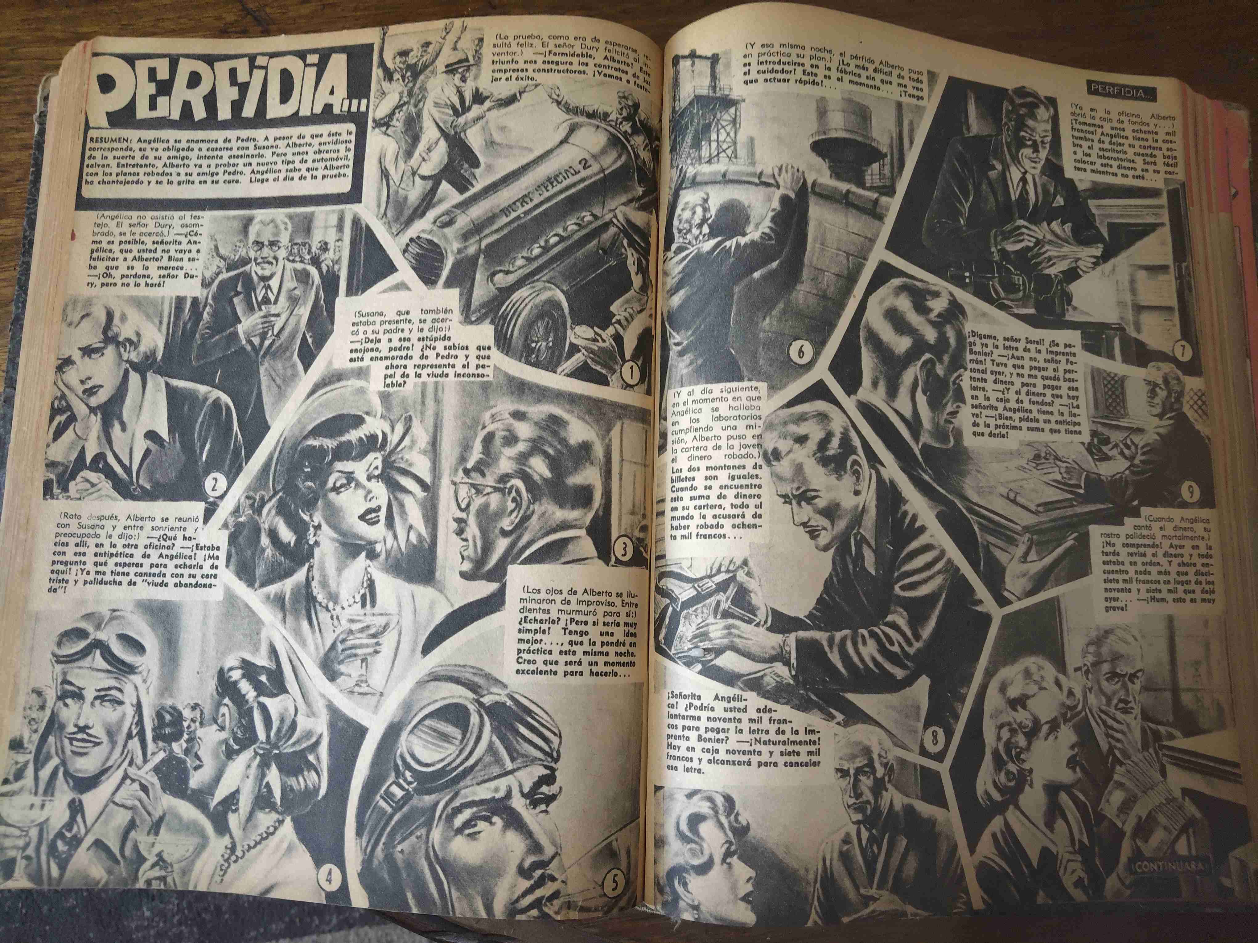 Revista cómic antiguo - miniatura 2