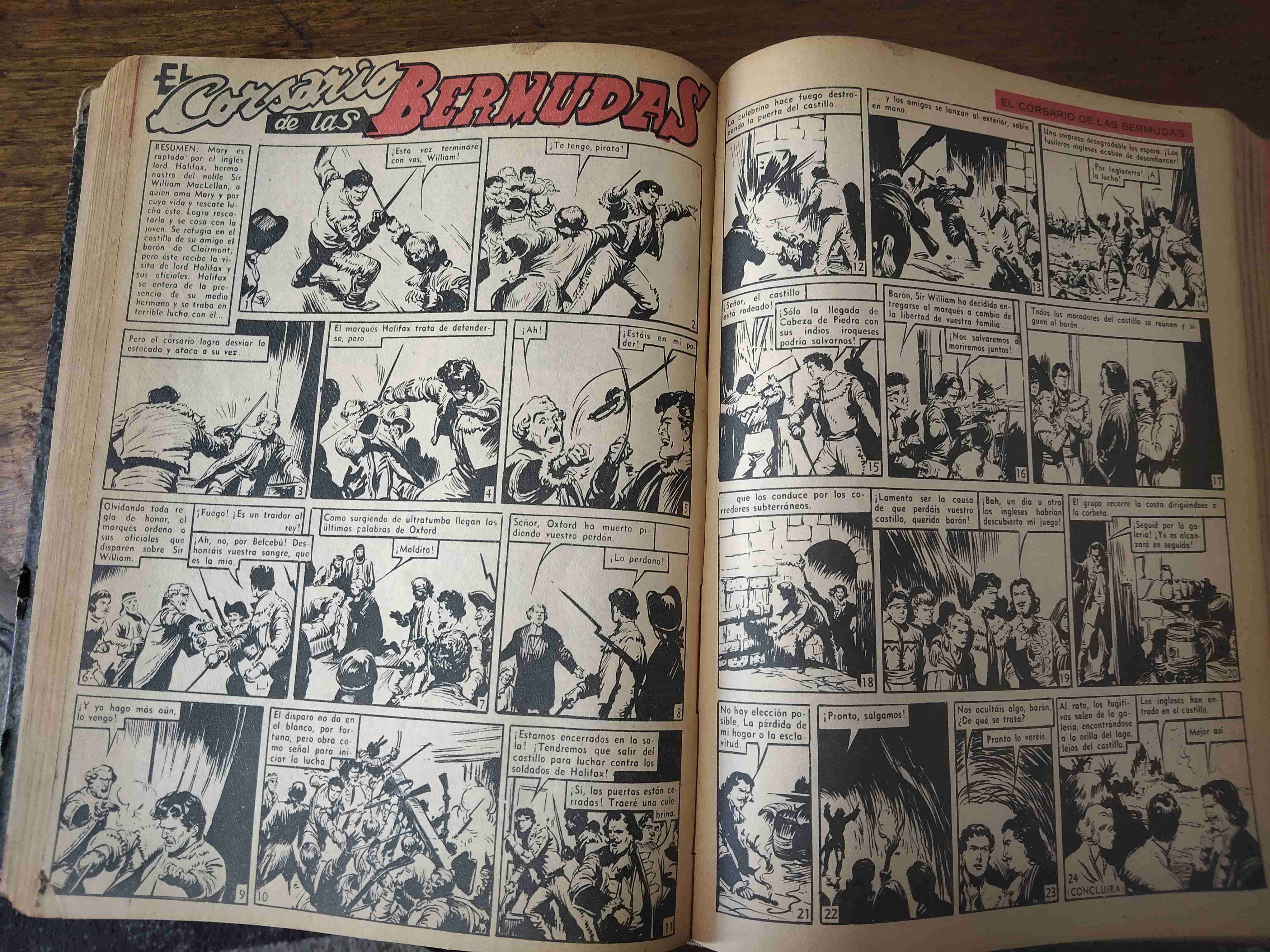 Revista cómic antiguo - miniatura 3