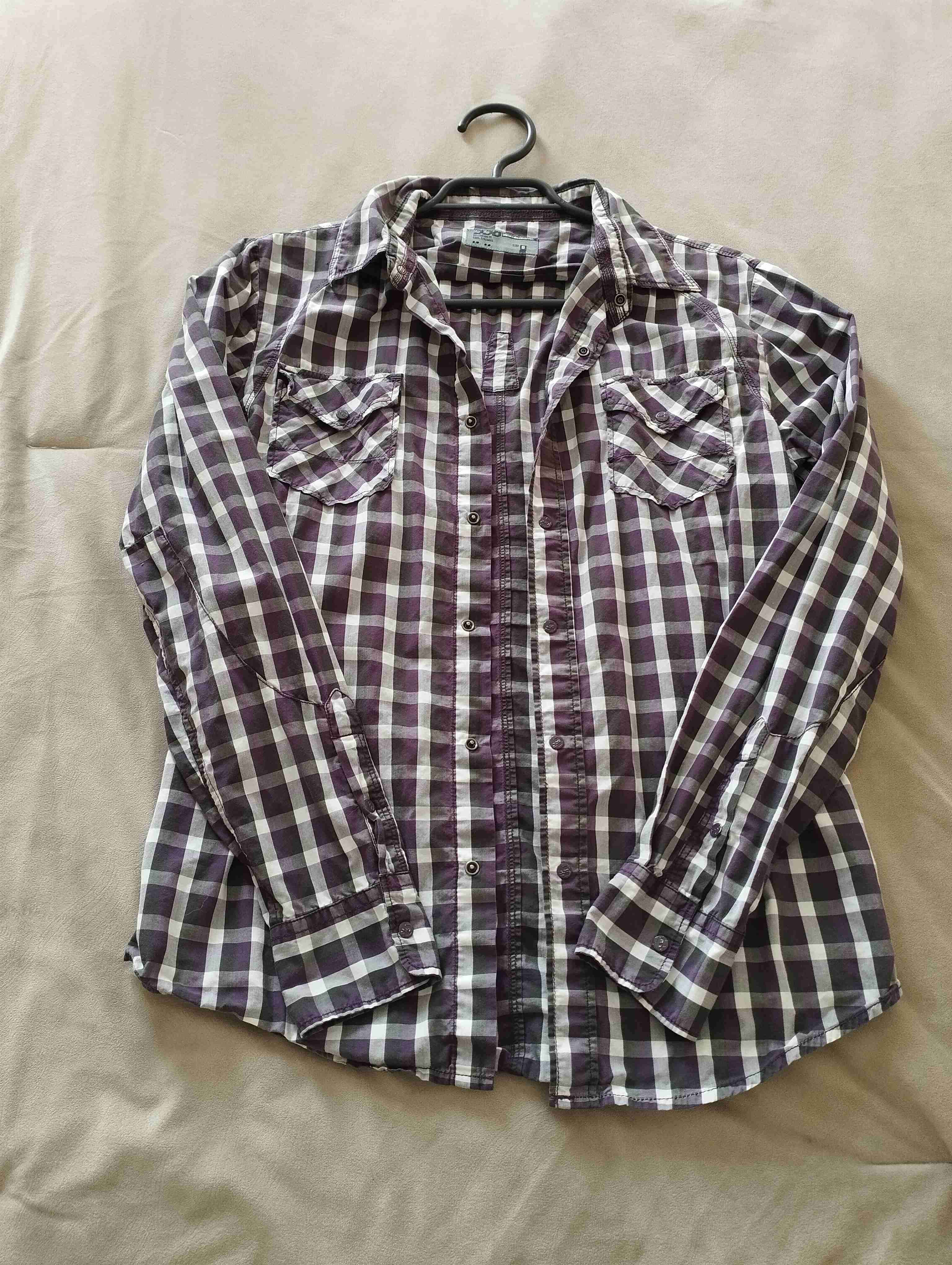 Camisa cuadrillas de manga larga