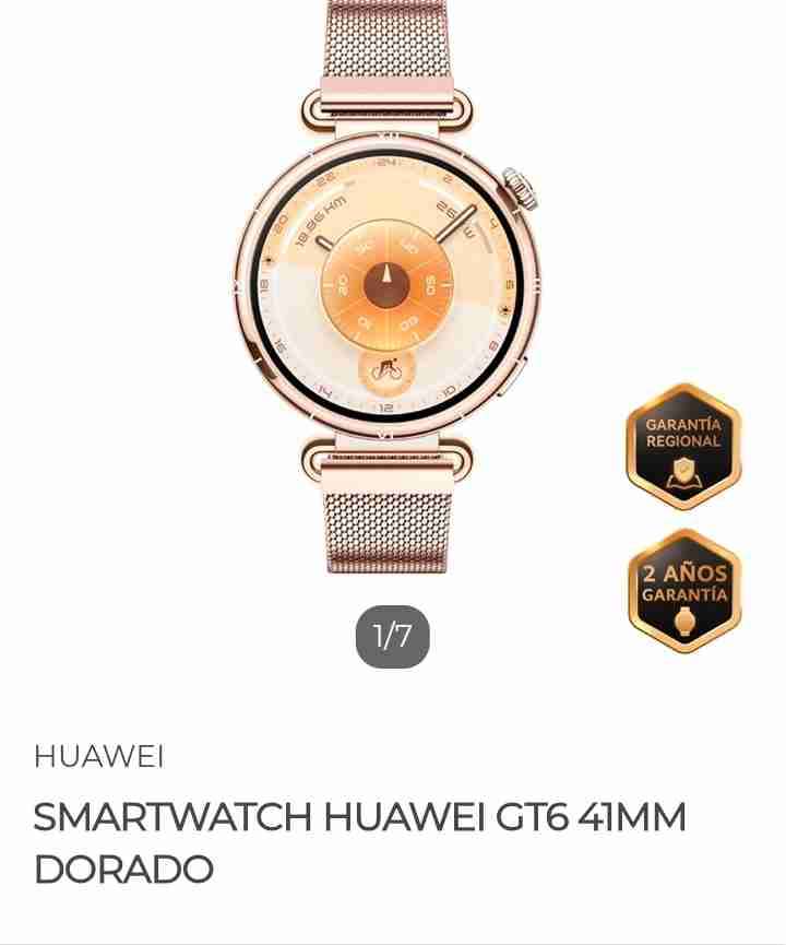 Smartwatch Huawei dorado - miniatura 4