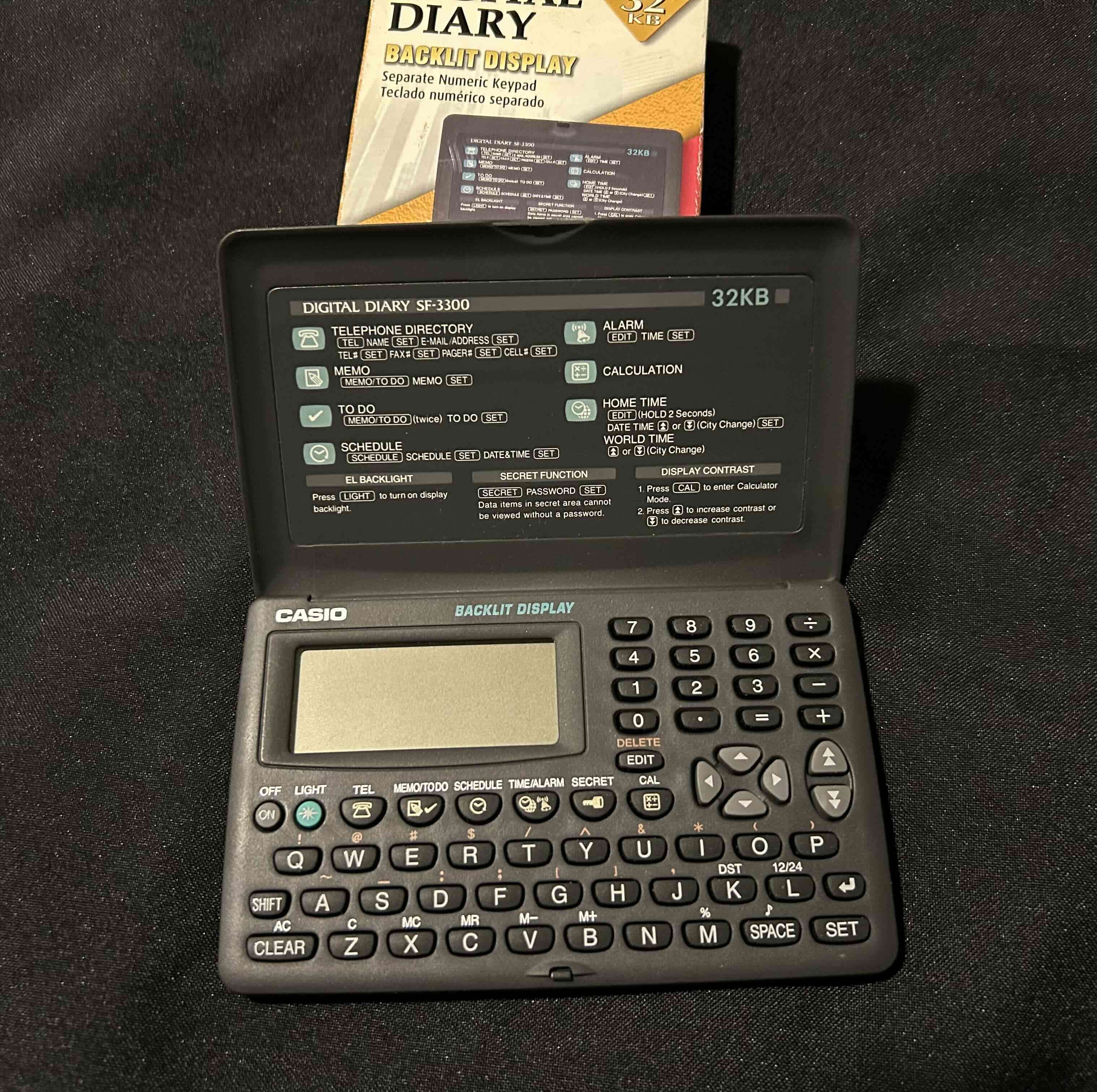Agenda Digital Casio SF-3300 32KB - miniatura 2