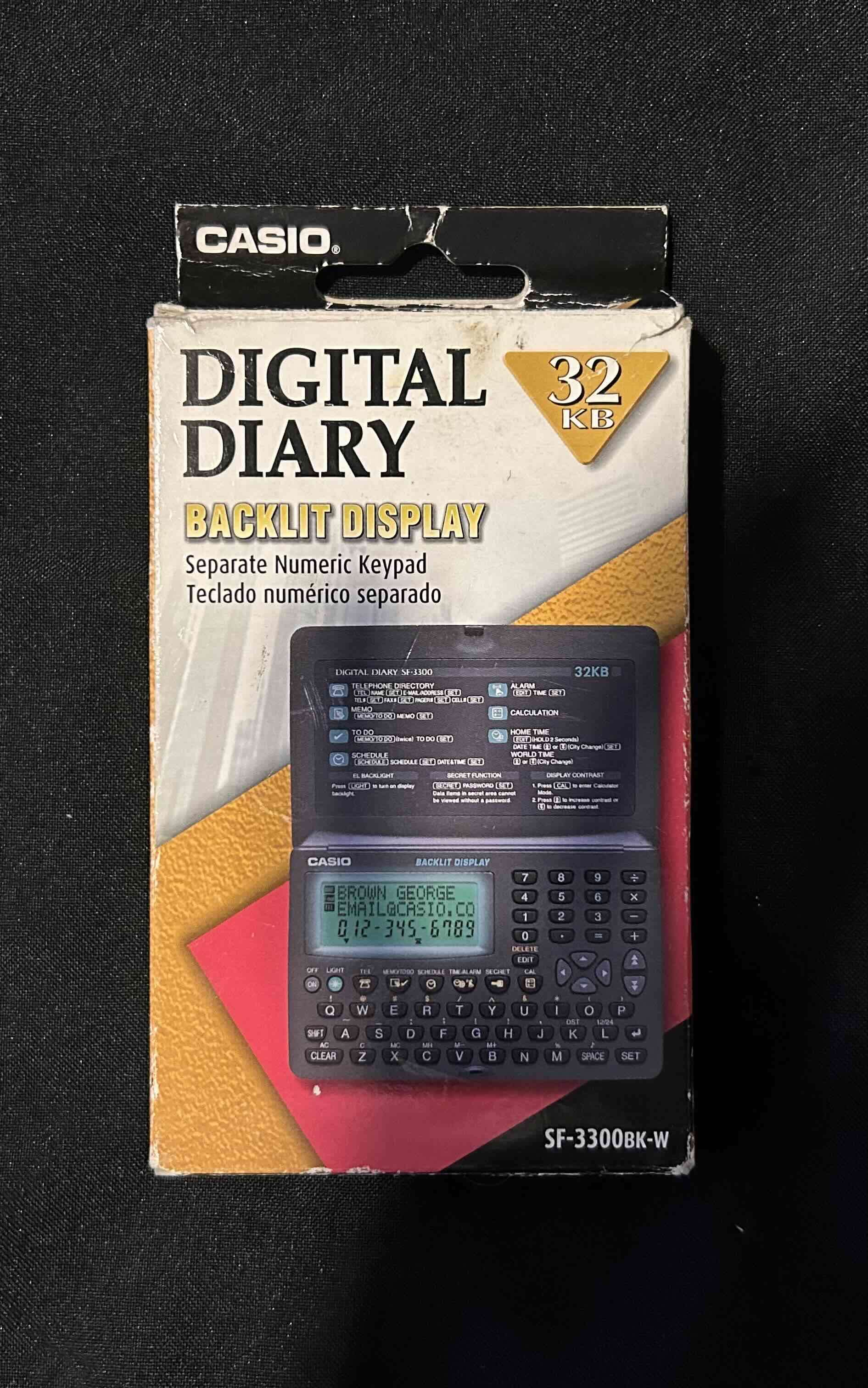 Agenda Digital Casio SF-3300 32KB - miniatura 3