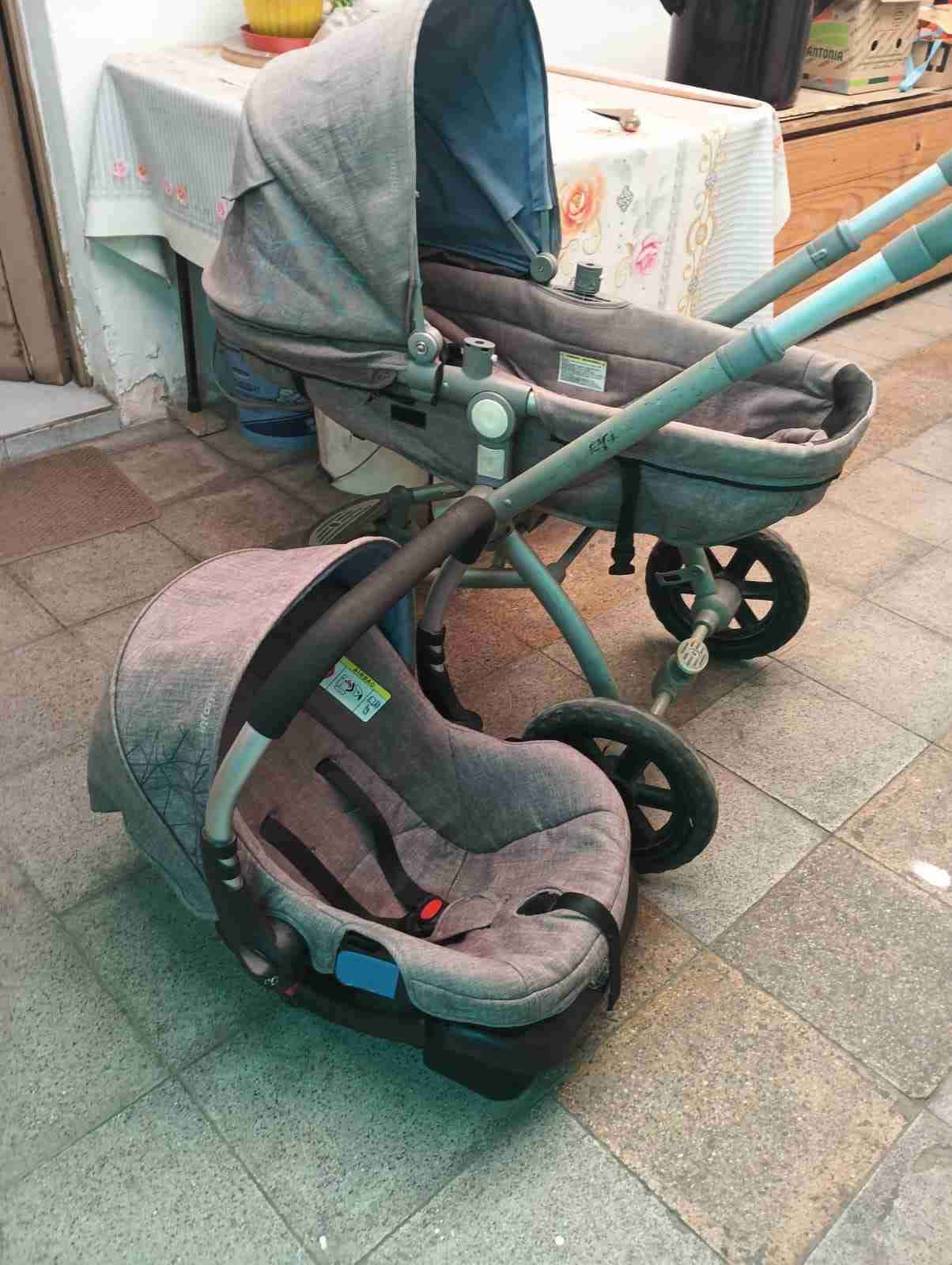 Coche y silla de bebé gris infanti