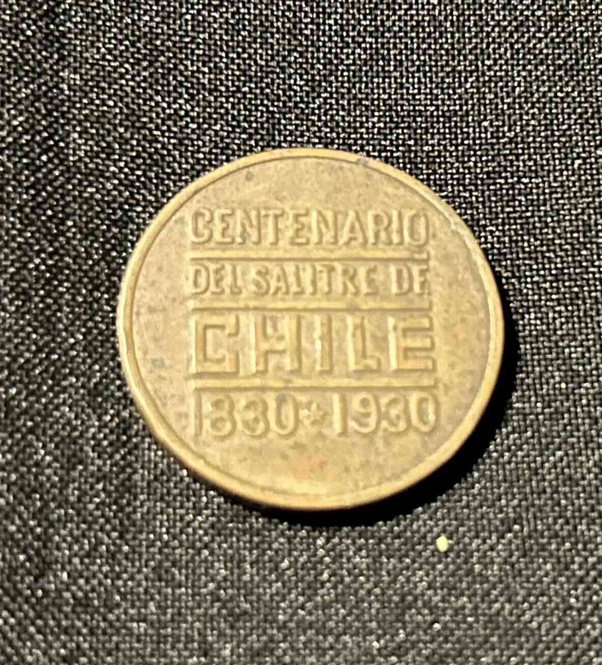medalla conmemorativa Chilena 1930 - miniatura 2