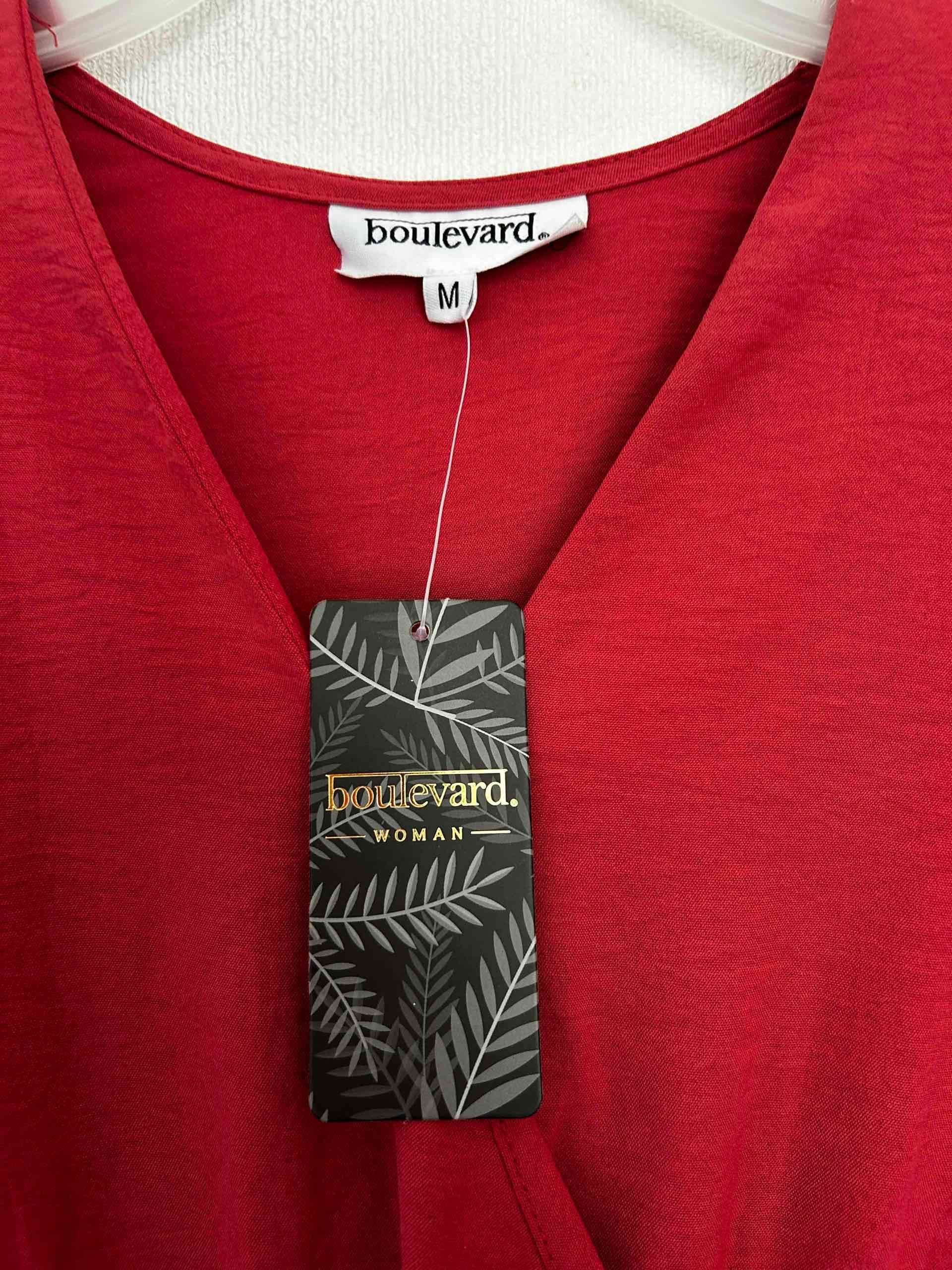 Vestido largo burdeo con etiqueta - miniatura 4