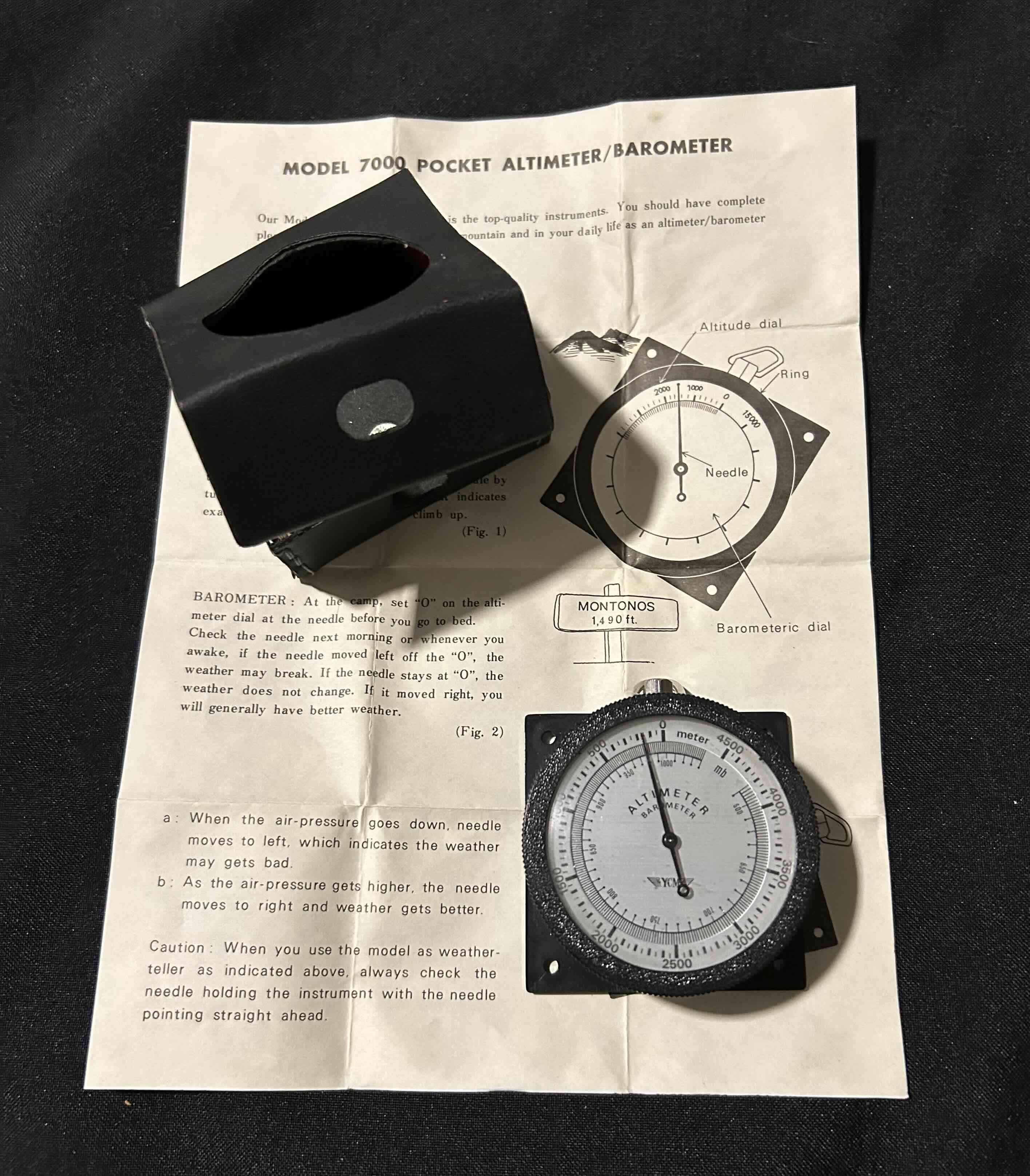 Altímetro barométrico YCM portátil - miniatura 6