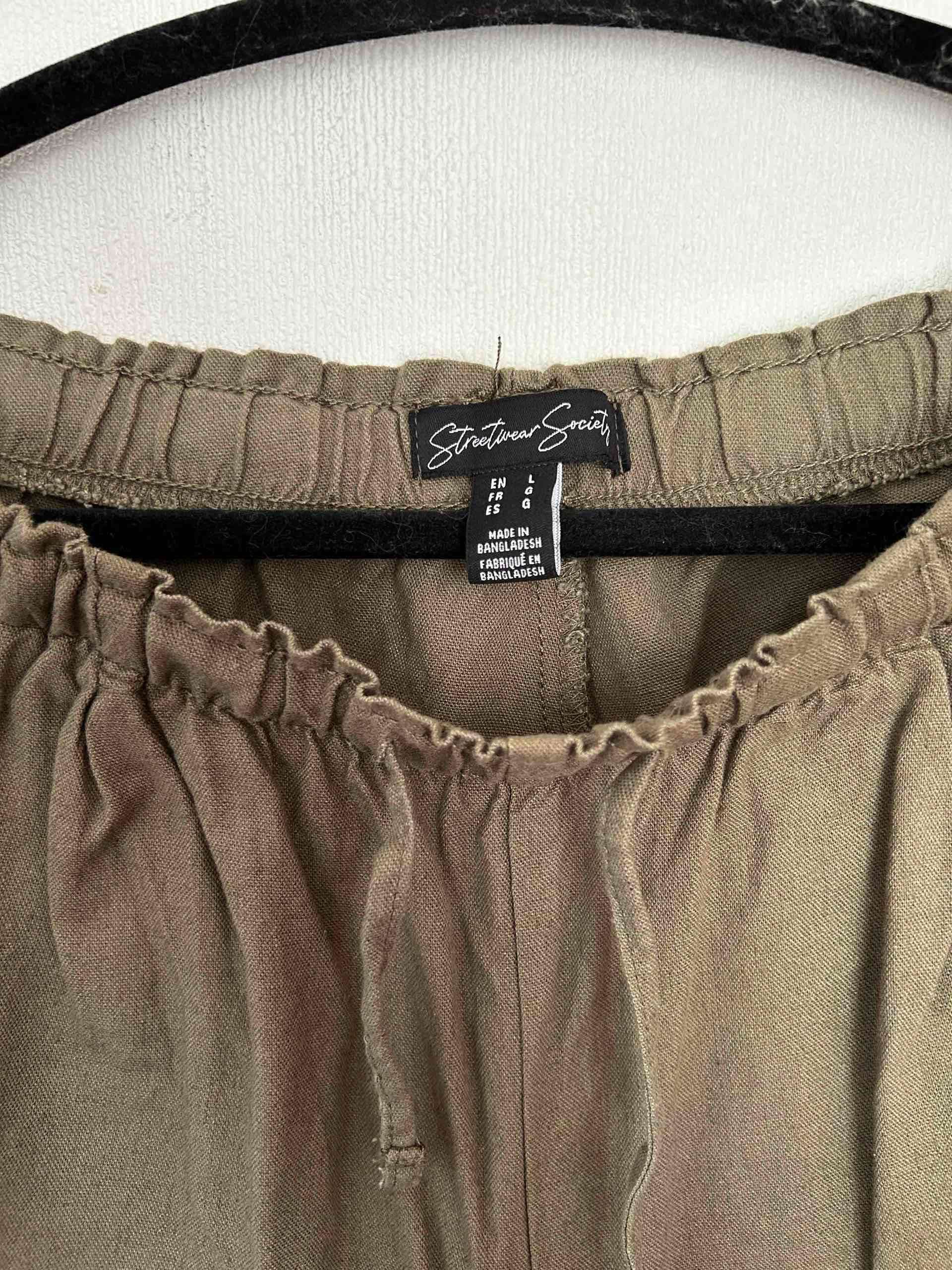 Pantalones casuales verde olivo - miniatura 2