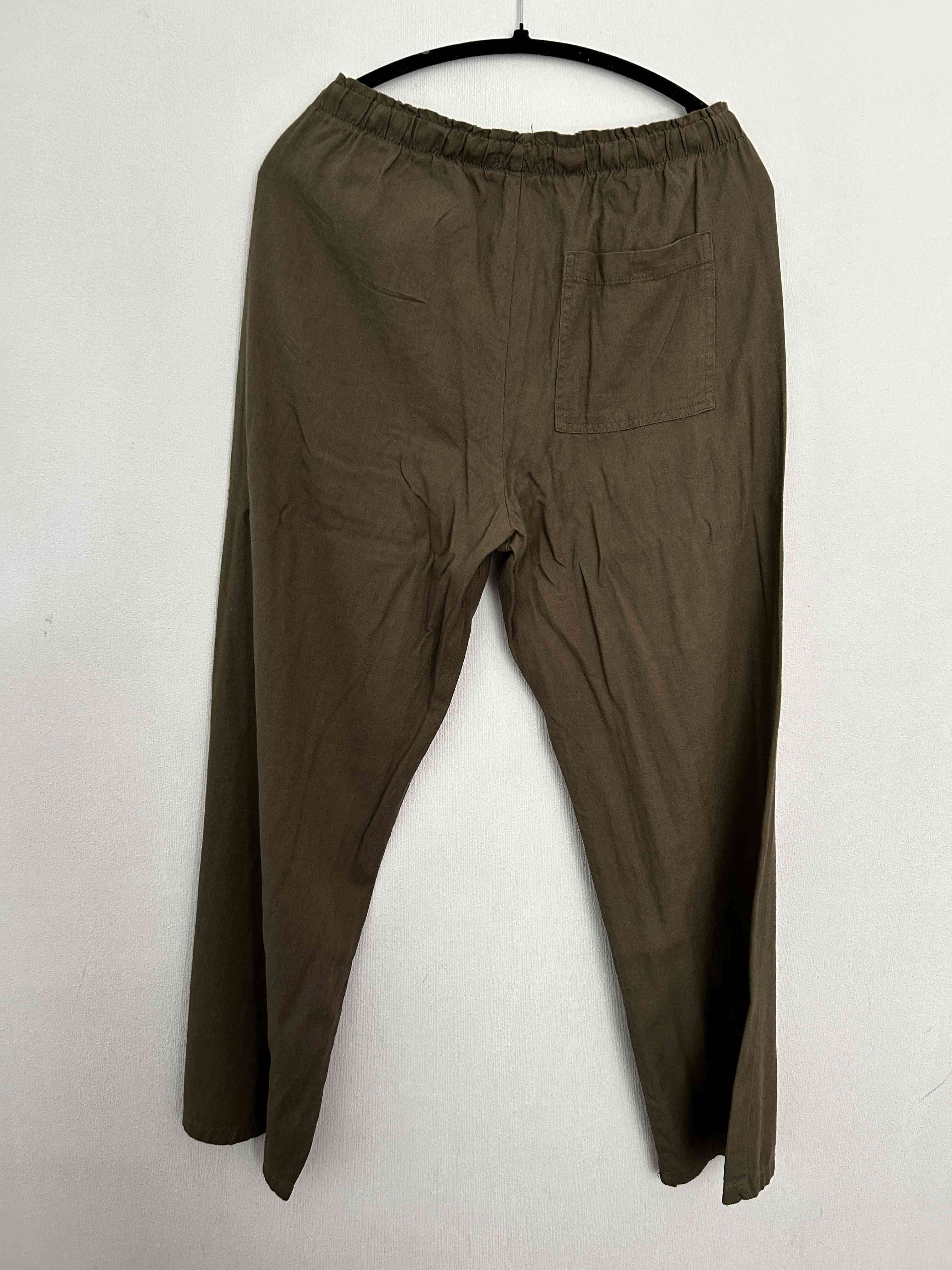 Pantalones casuales verde olivo - miniatura 3