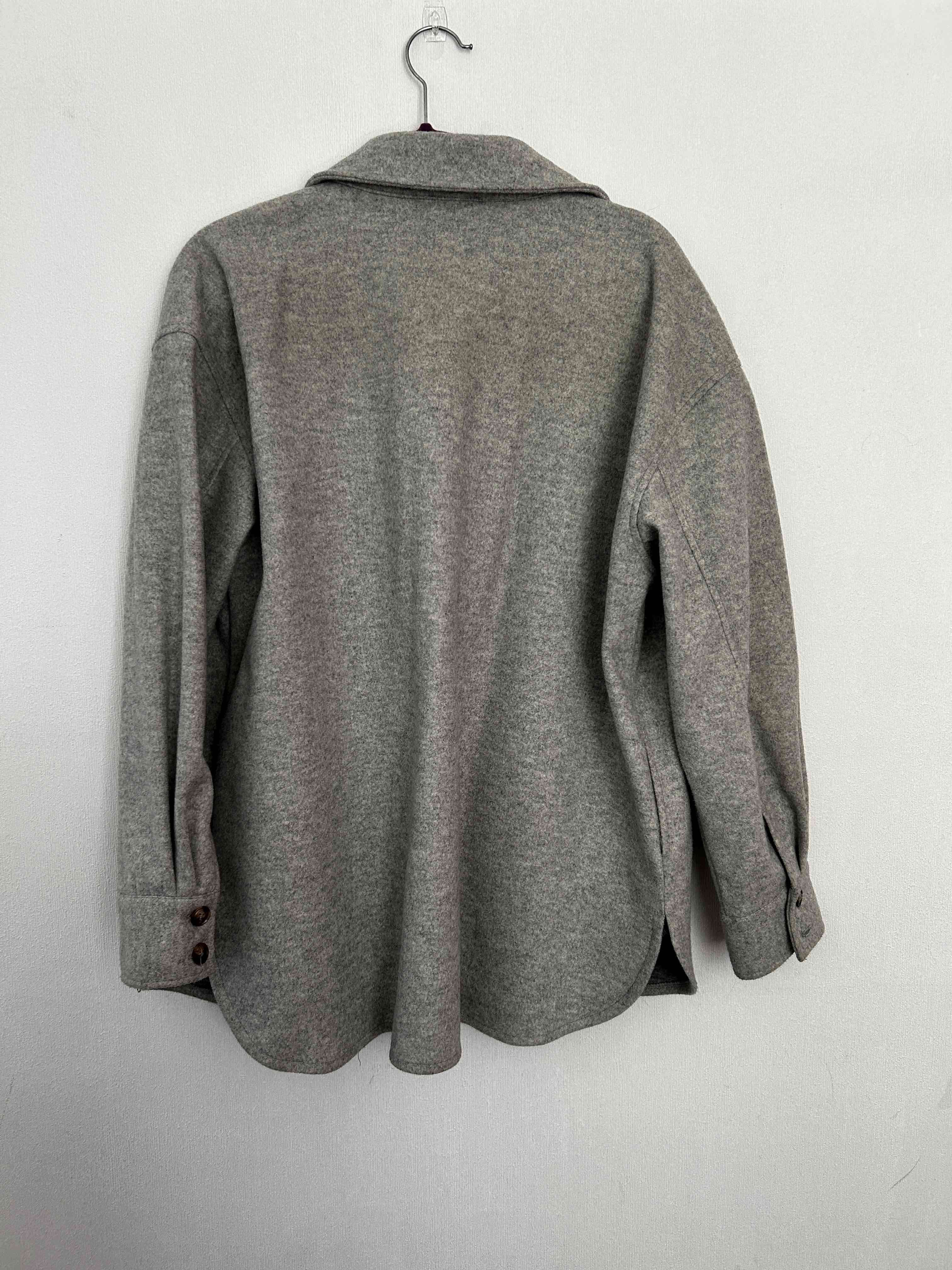 Chaqueta de lana gris - miniatura 3