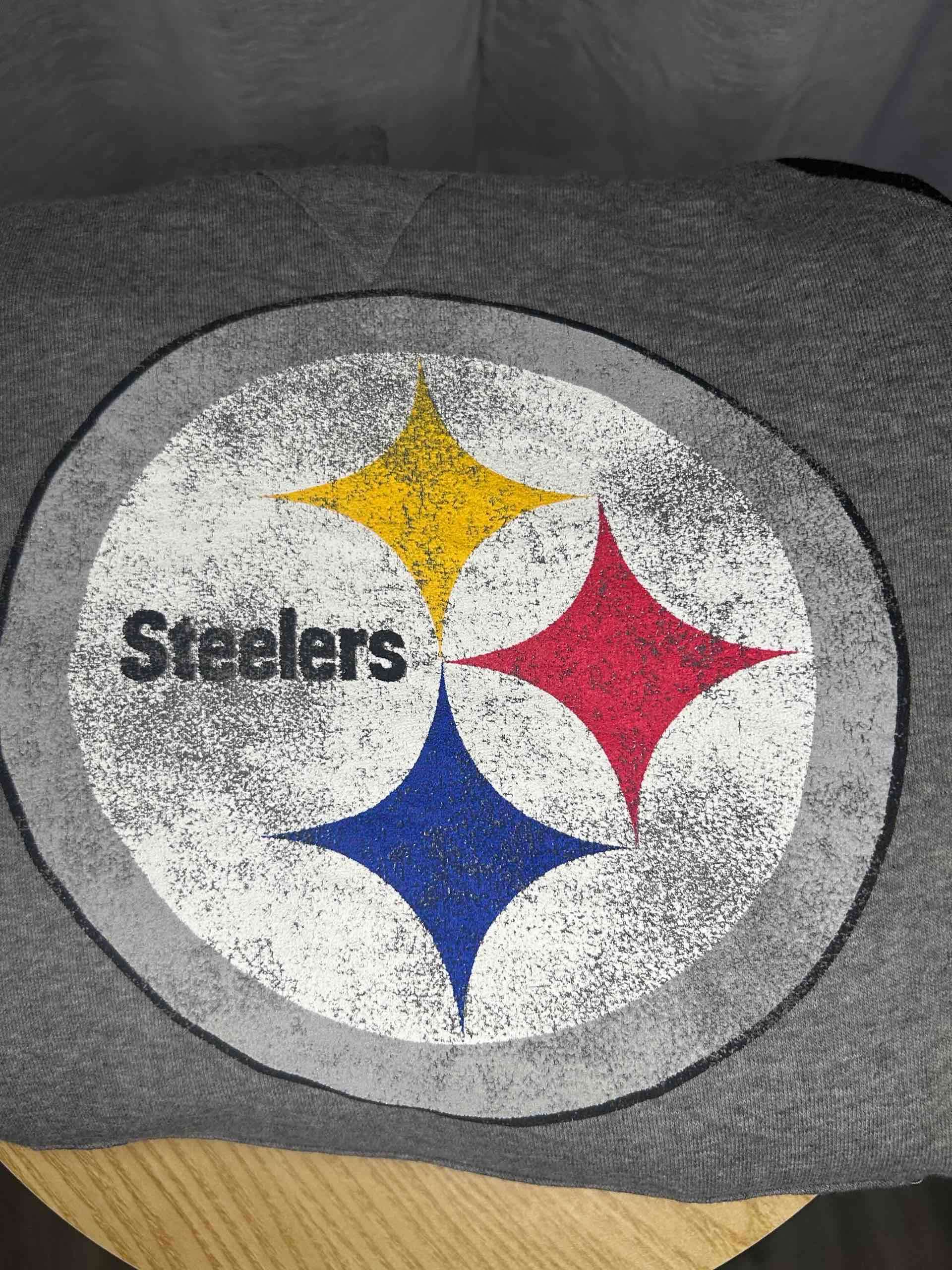 Polerón gris Steelers con capucha - miniatura 4