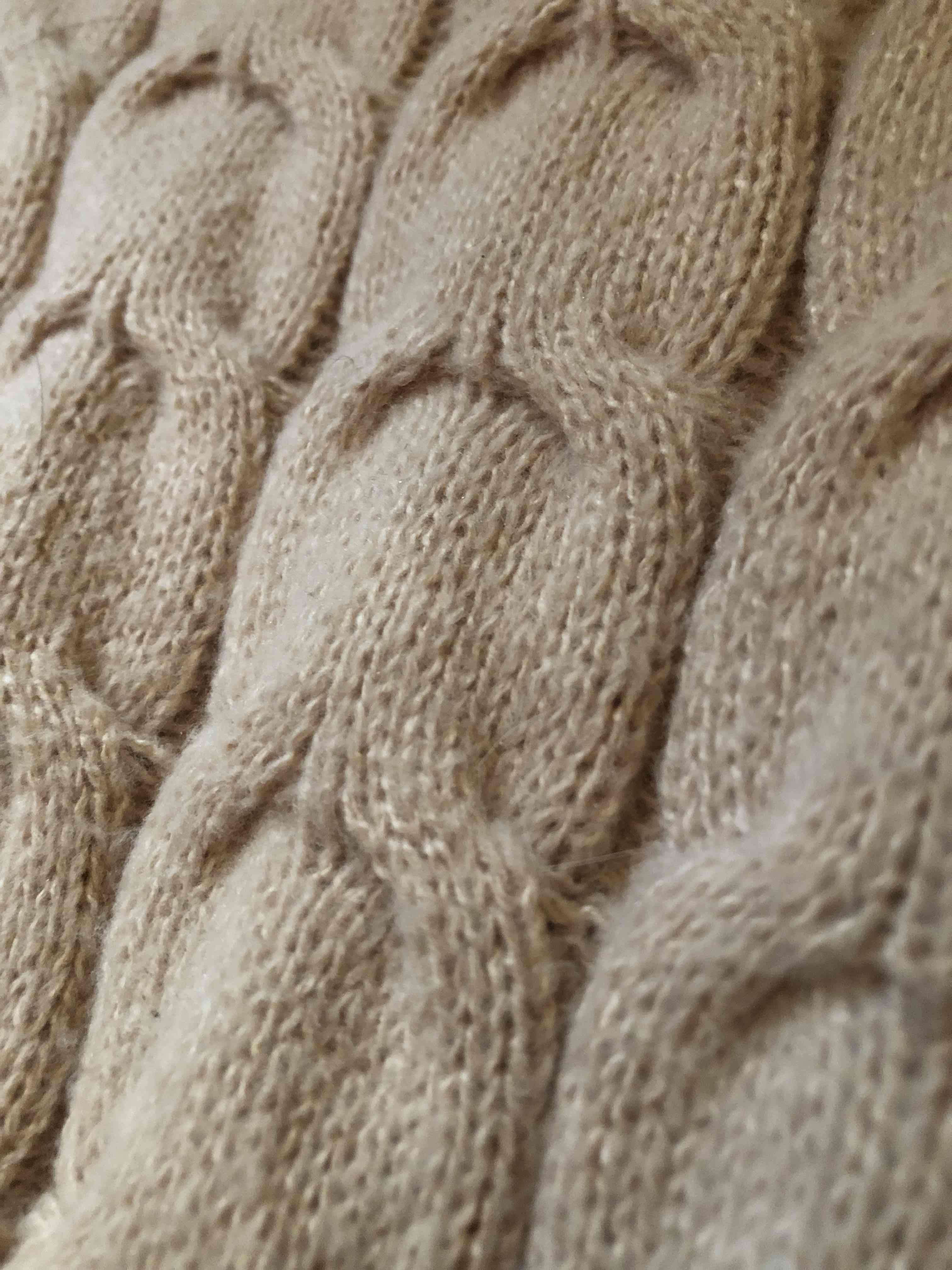 Vestido de punto beige - miniatura 3