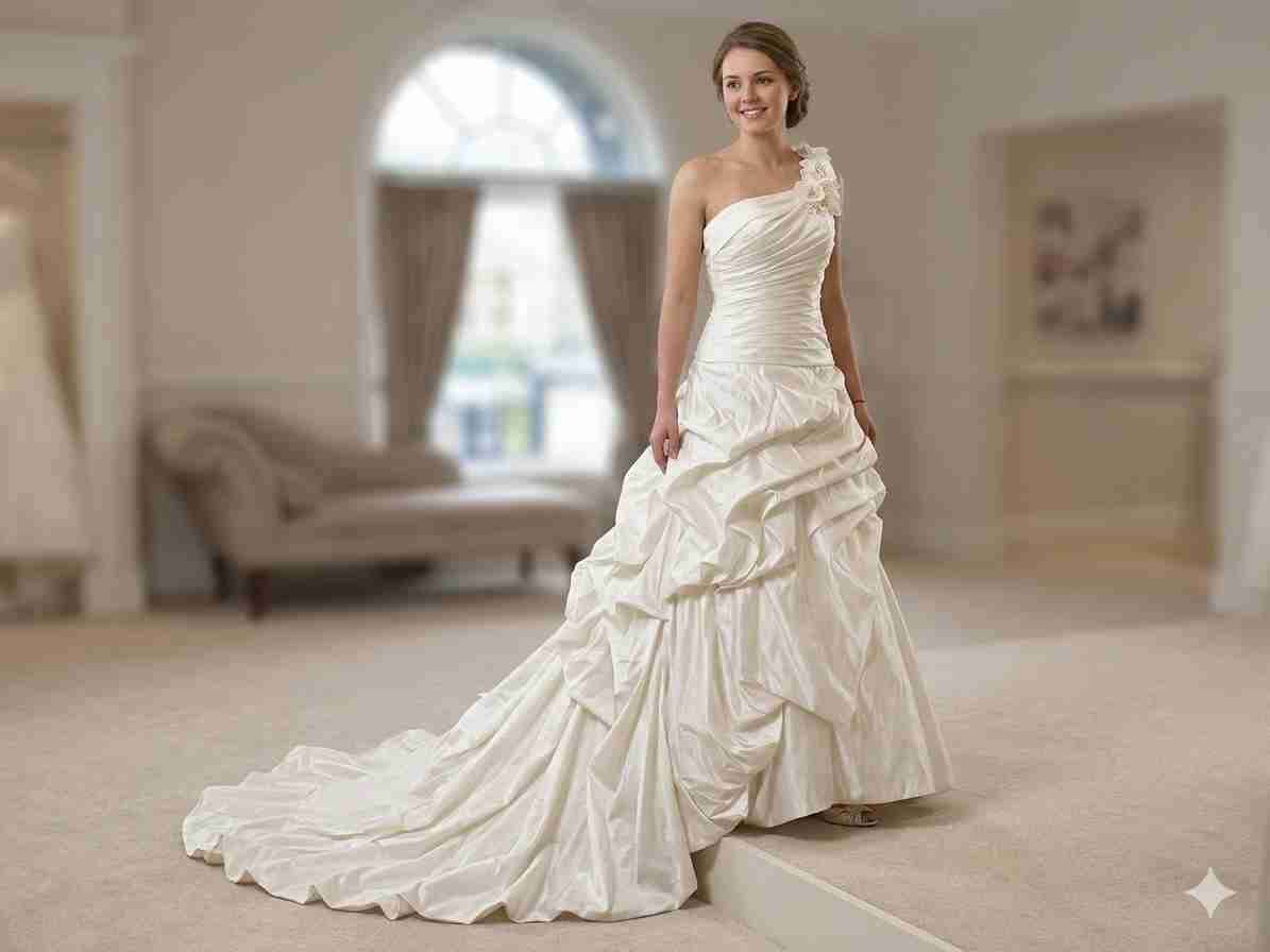 💎 Vestido de Novia Marfil / Crema - Talla XS