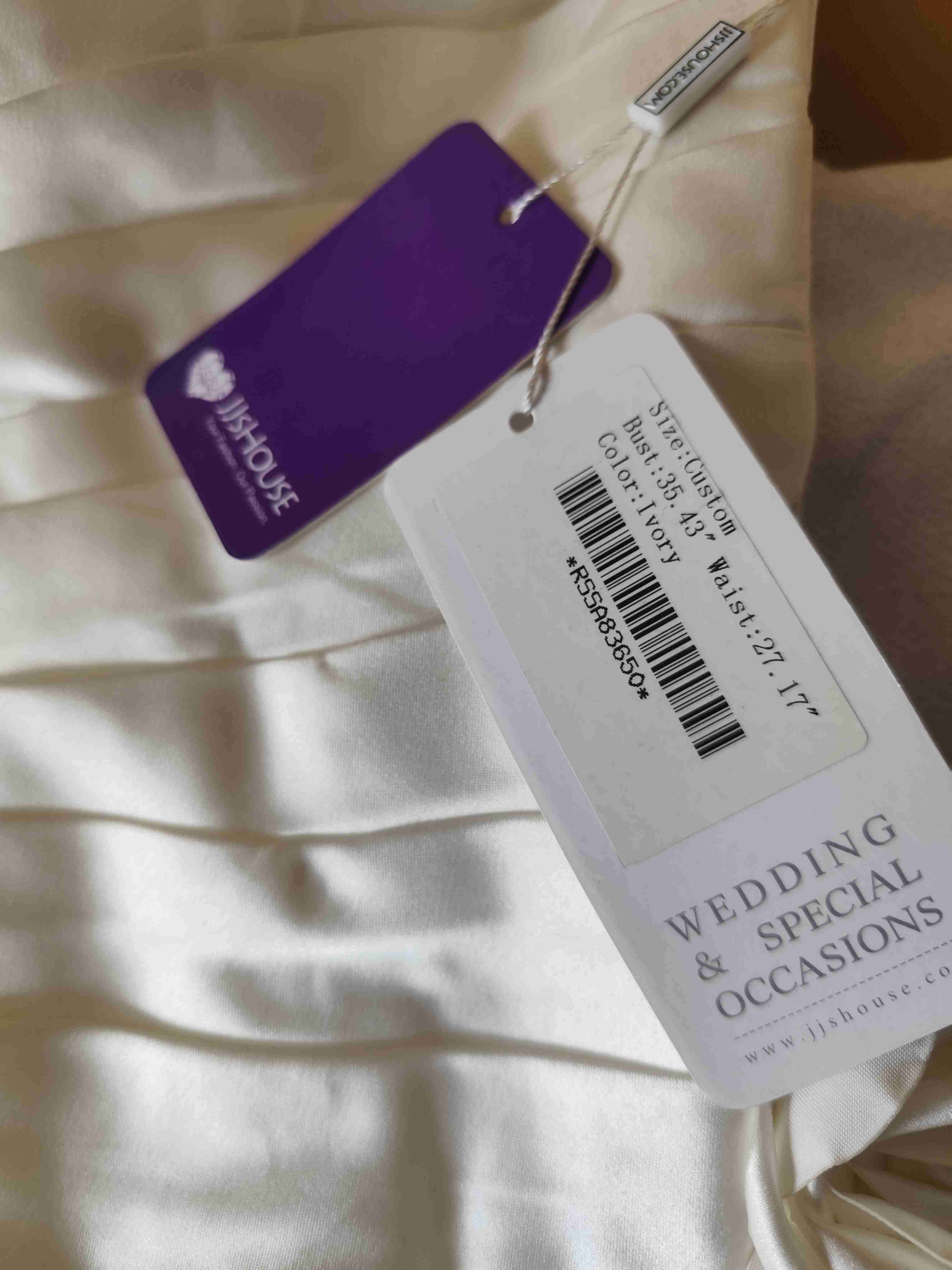 💎 Vestido de Novia Marfil / Crema - Talla XS - miniatura 5