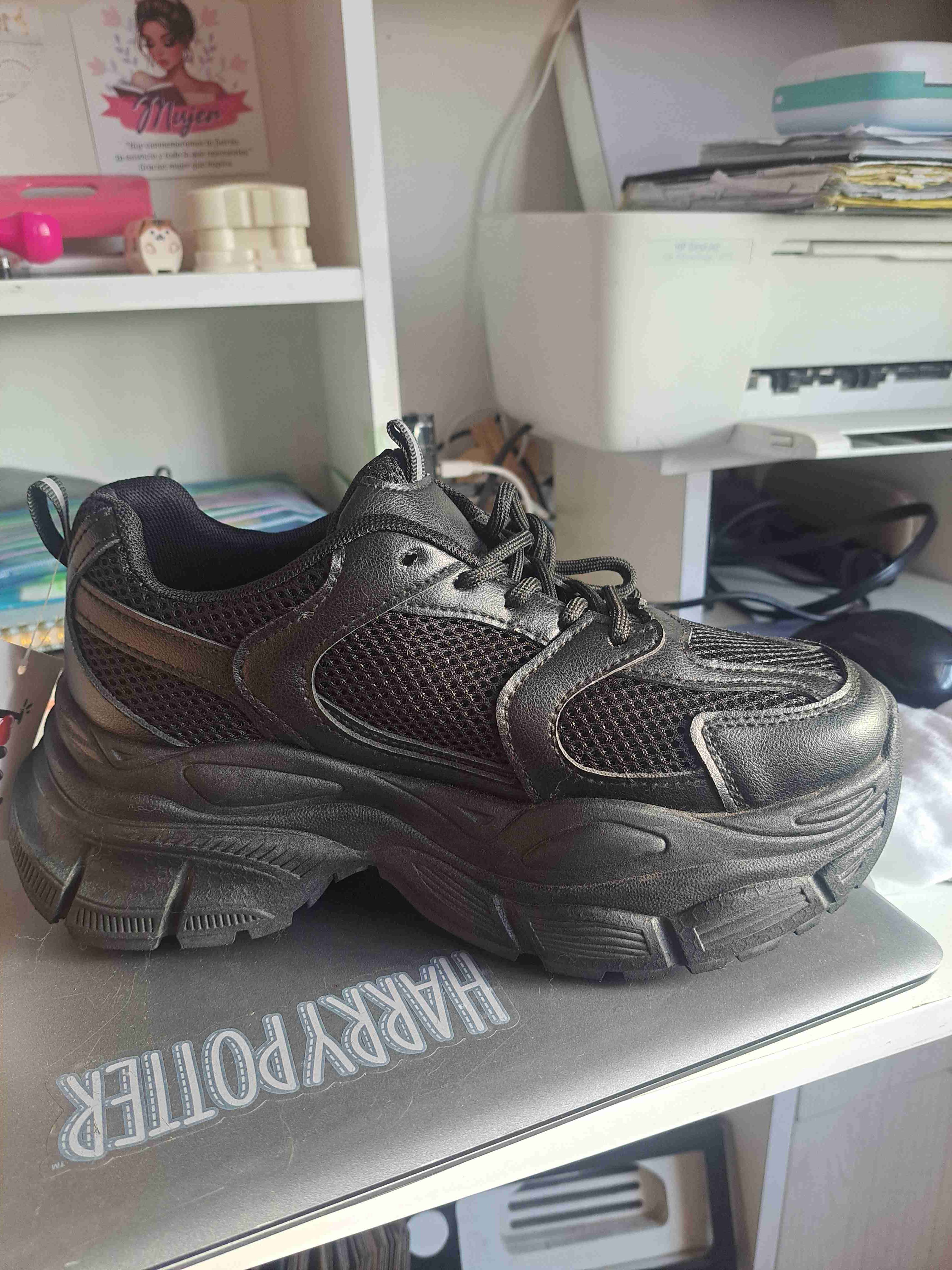 Zapatillas mujer  negras - miniatura 4