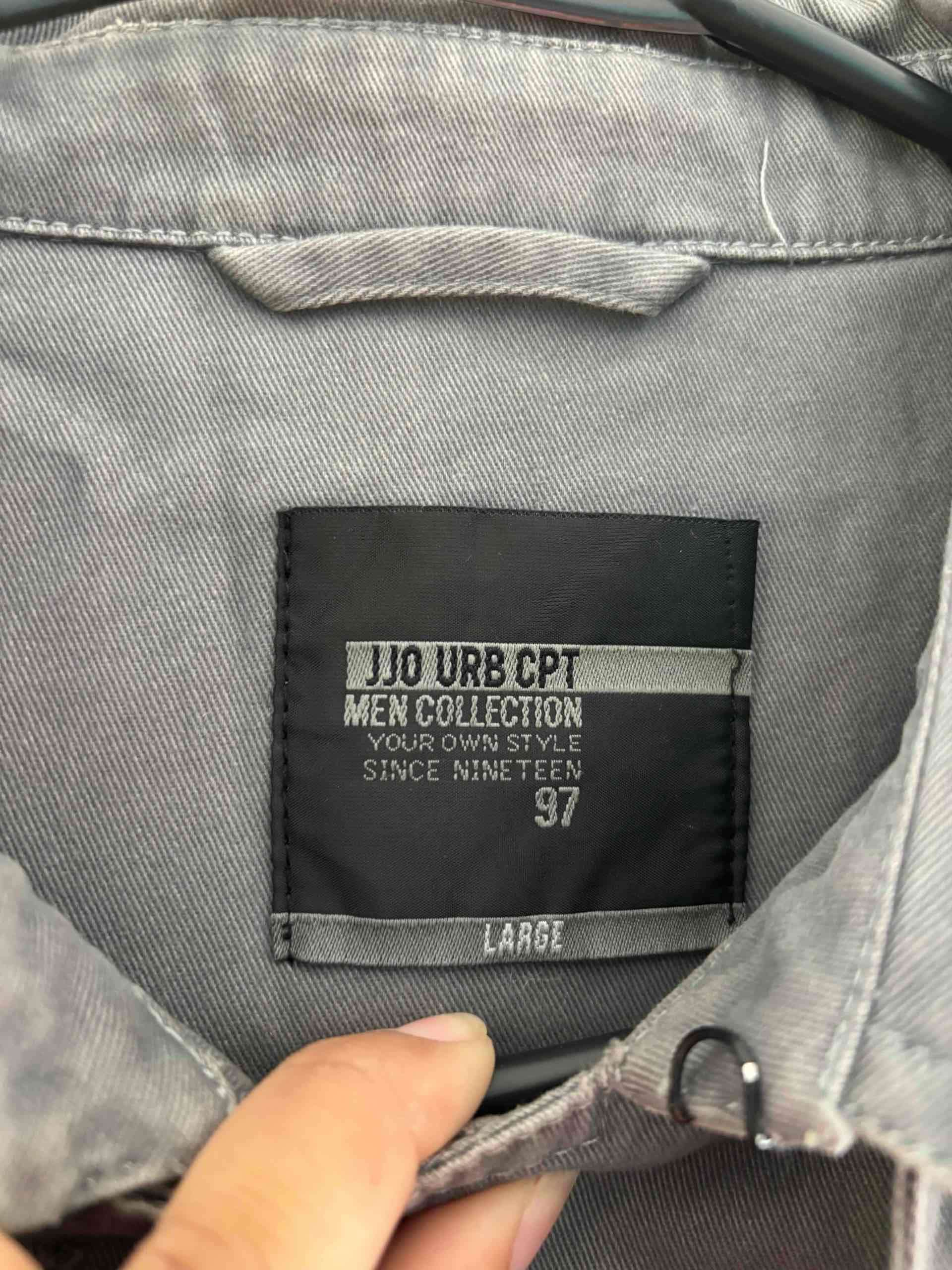 Chaqueta gris abotonada hombre - miniatura 3